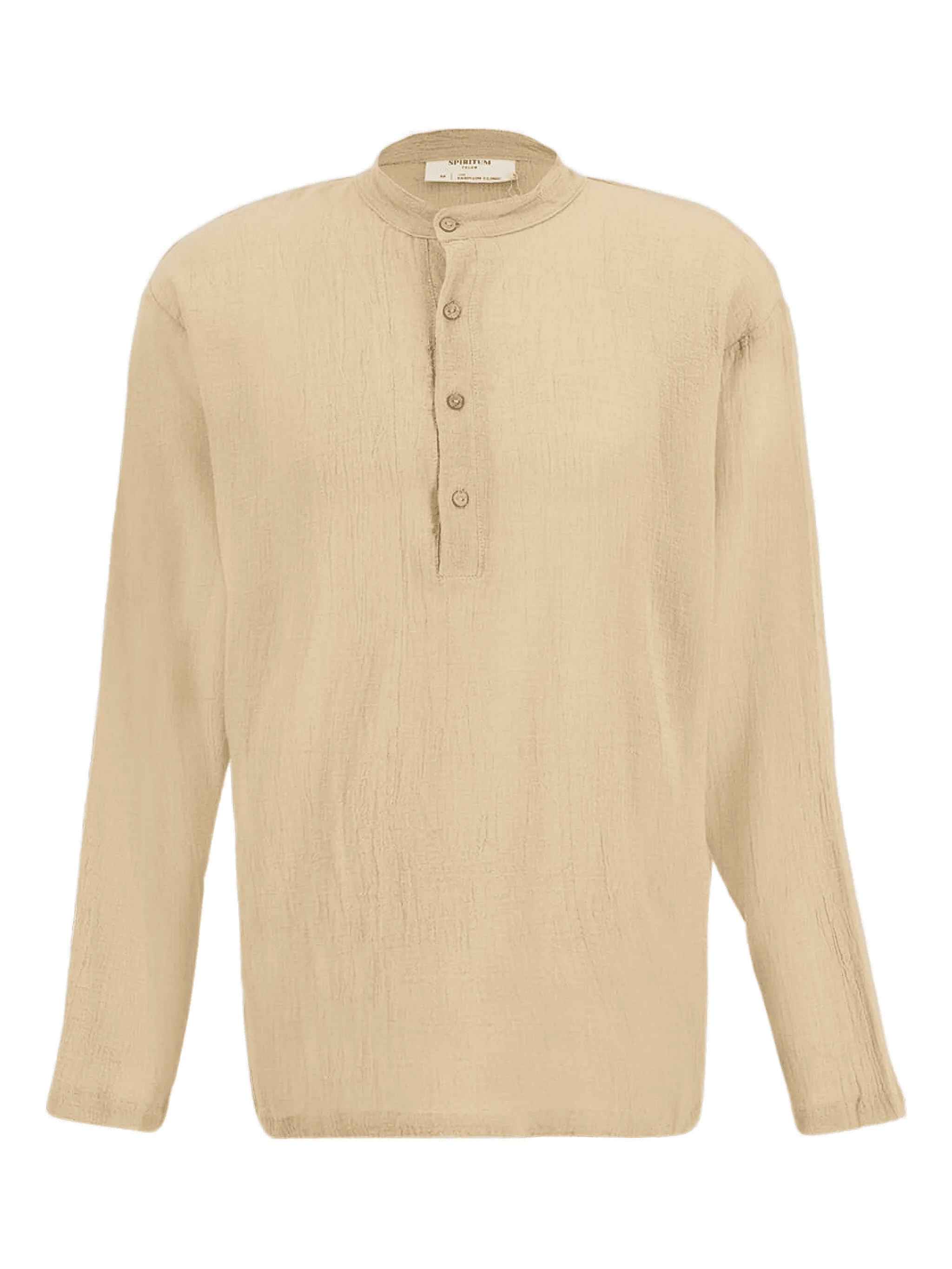 button-up cotton- gauze T-shirt - Image 1