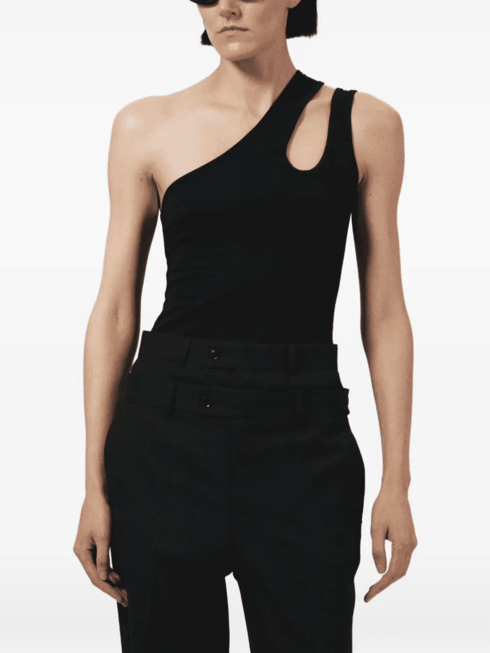 one-shoulder tank top - Image 1