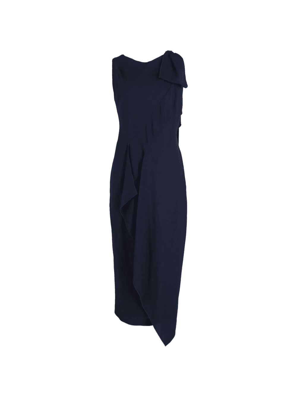 bow detail midi dress - Image 1