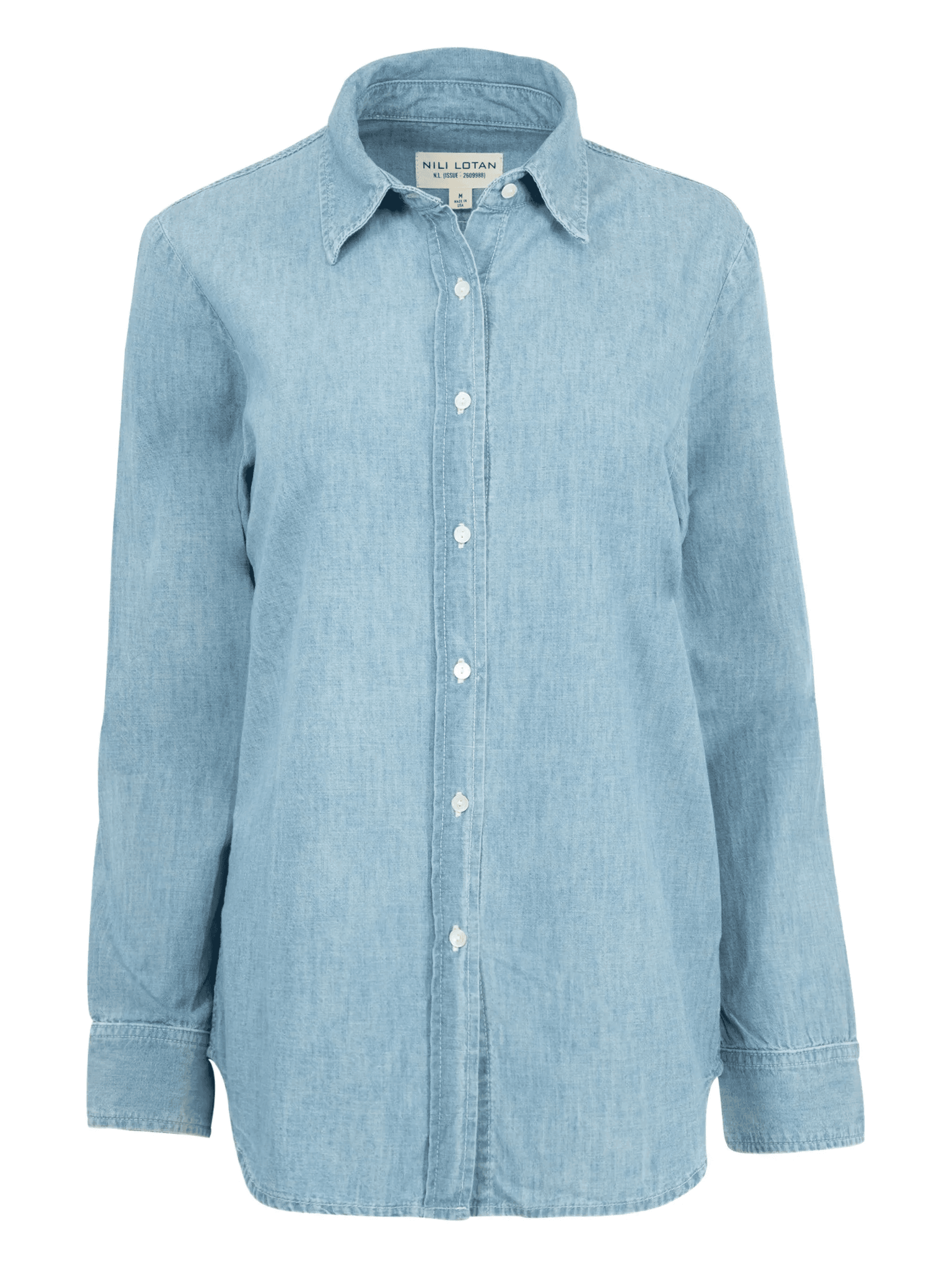 Monti denim long-sleeve shirt - Image 1