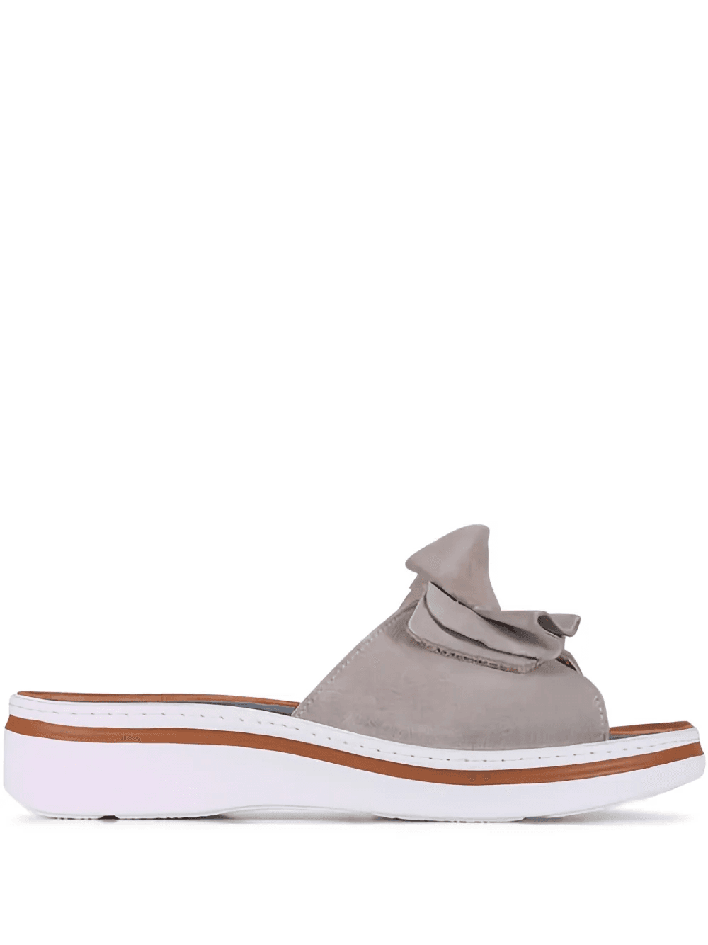 Frani ruffled-detail suede sandals - Image 1