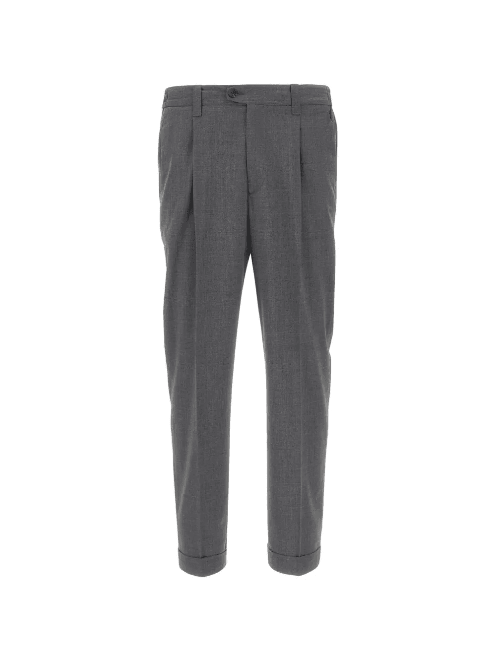 pleats cuffed trousers - Image 1