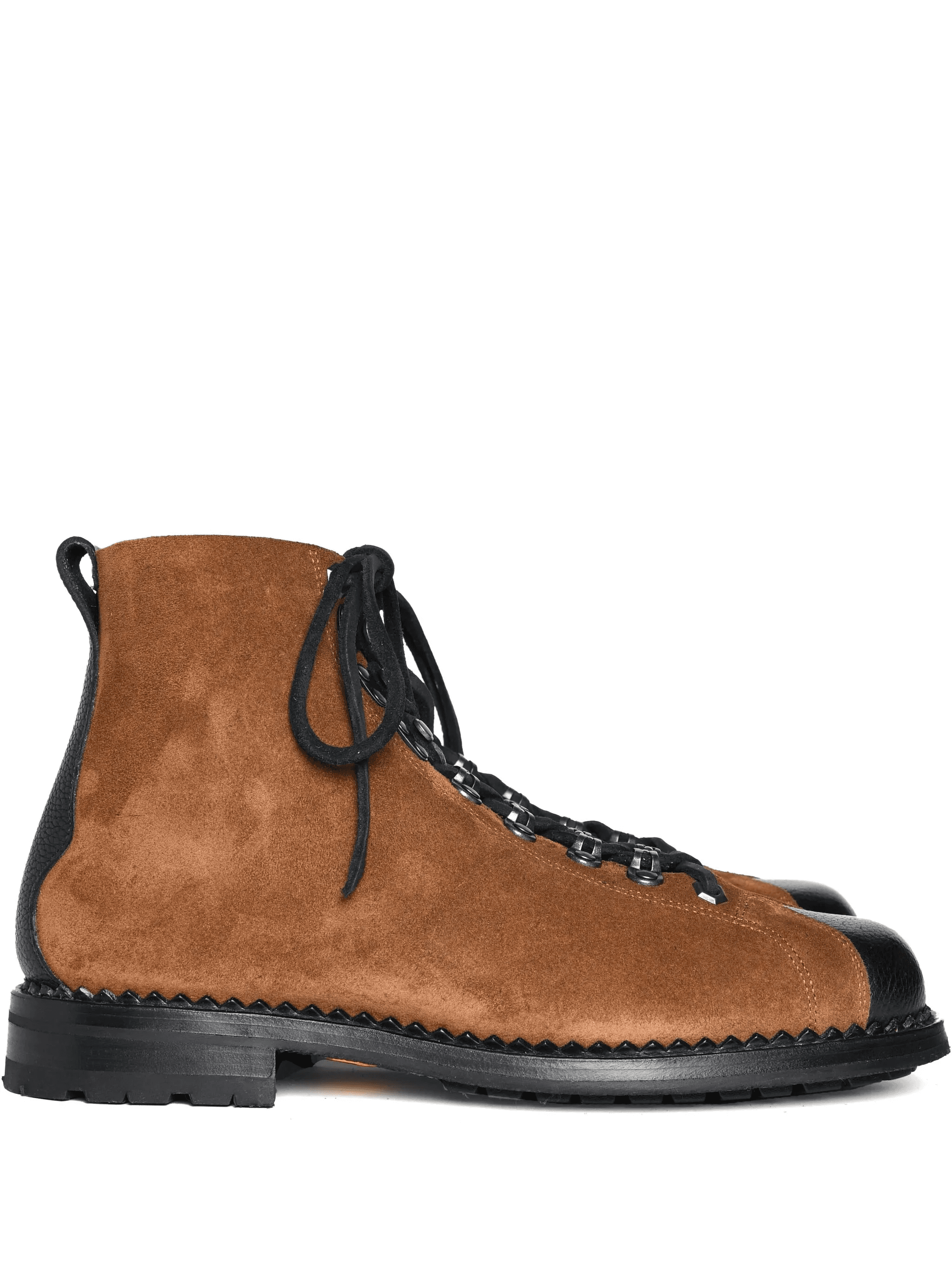 suede lace-up boots - Image 1