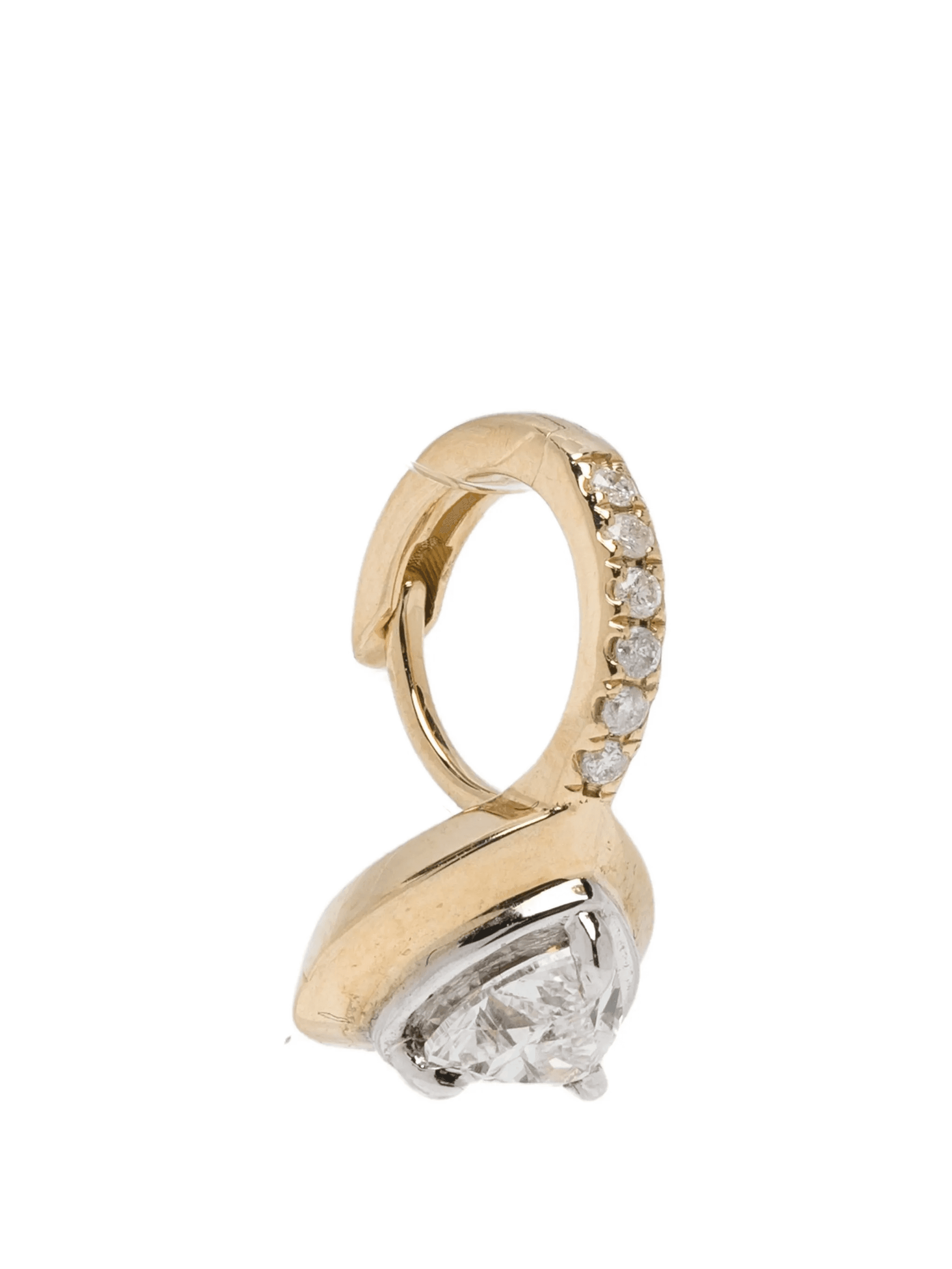 heart diamond earring - Image 1