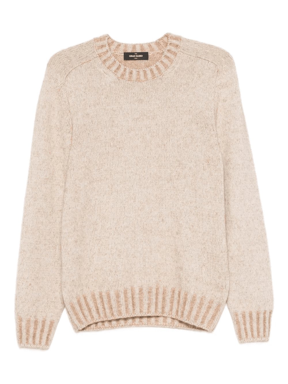 ribbed-hem crew-neck sweater - Image 1