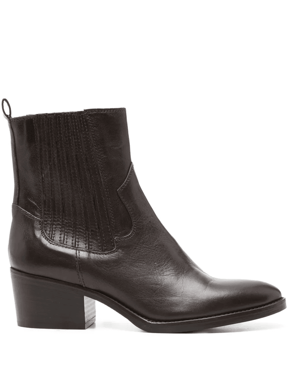 55mm leather ankle boots - Image 1