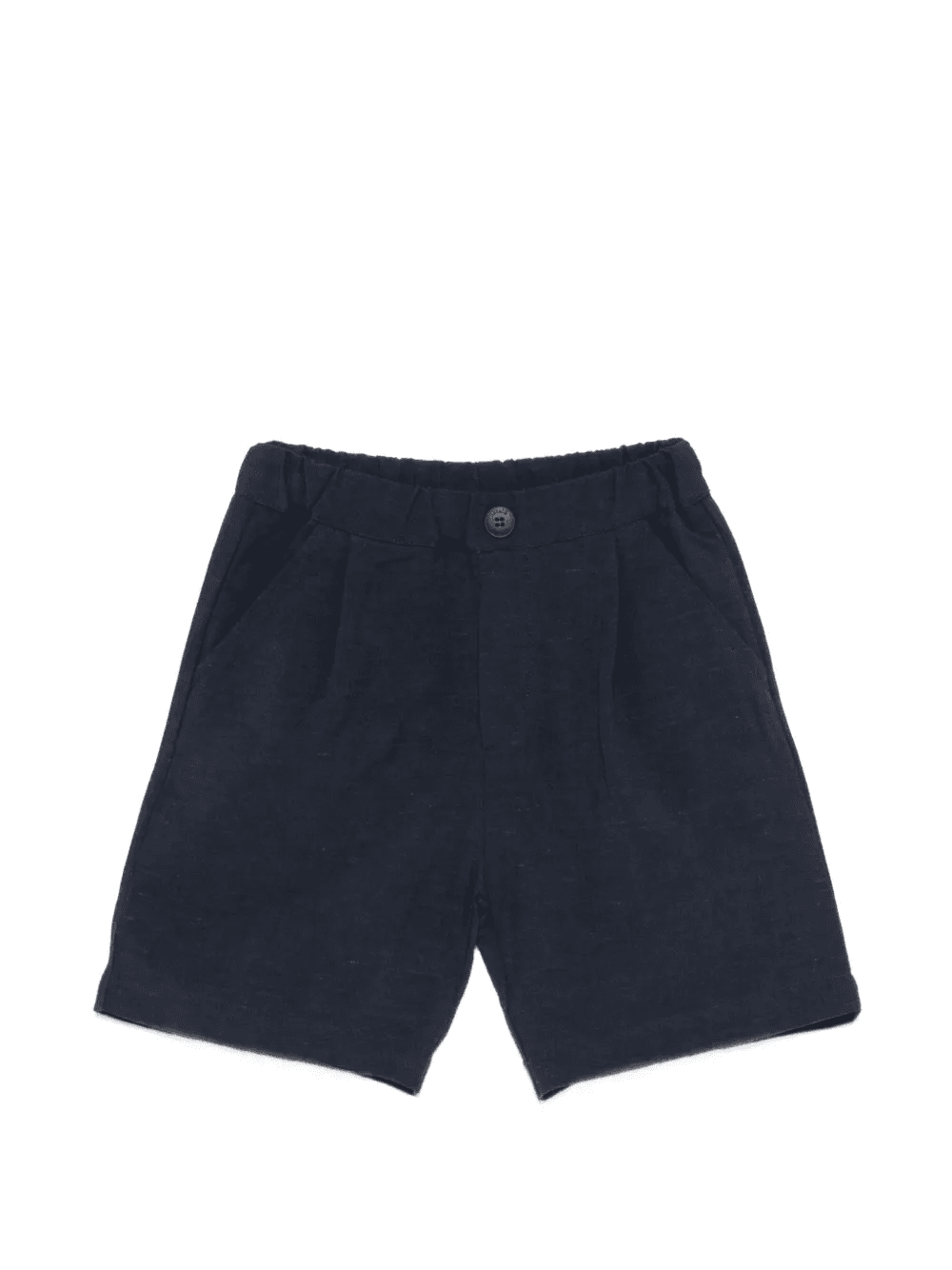 pleated elasticated-waistband shorts - Image 1