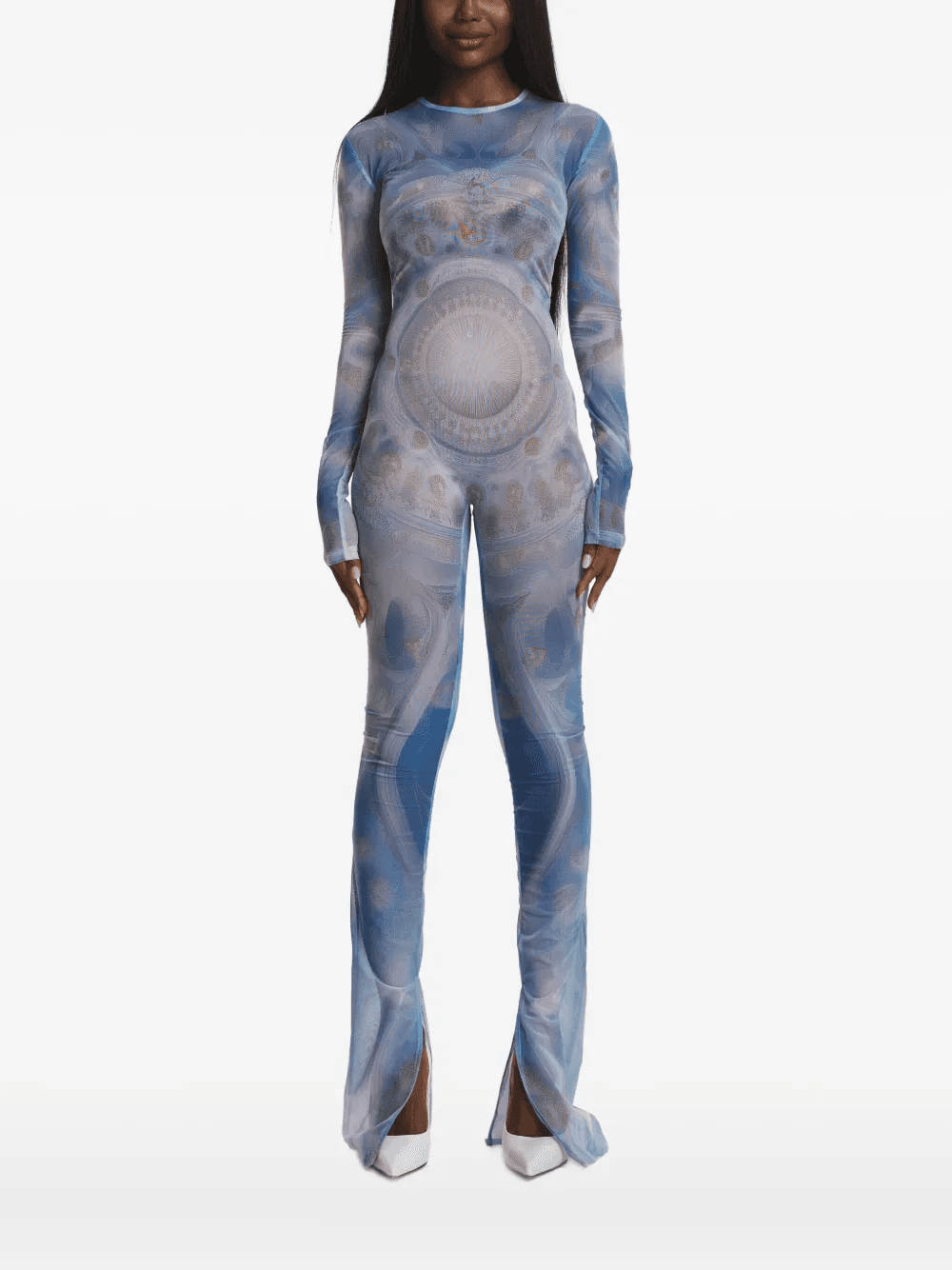 split-hem bodysuit - Image 1