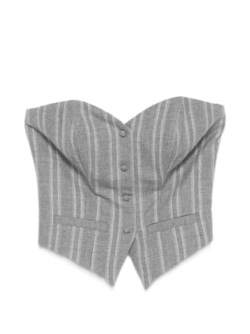striped wool corset - Image 1