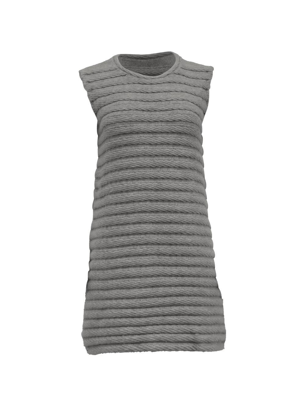 sleeveless knitted dress - Image 1