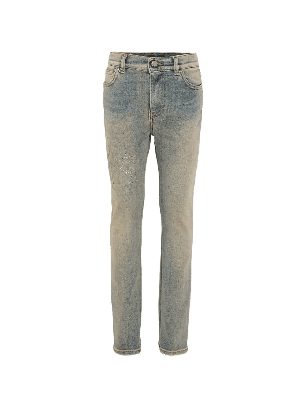 logo denim jeans - Image 1