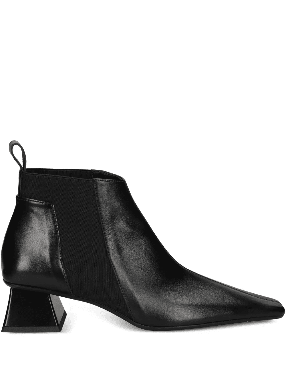 50mm geometric-heel leather boots - Image 1