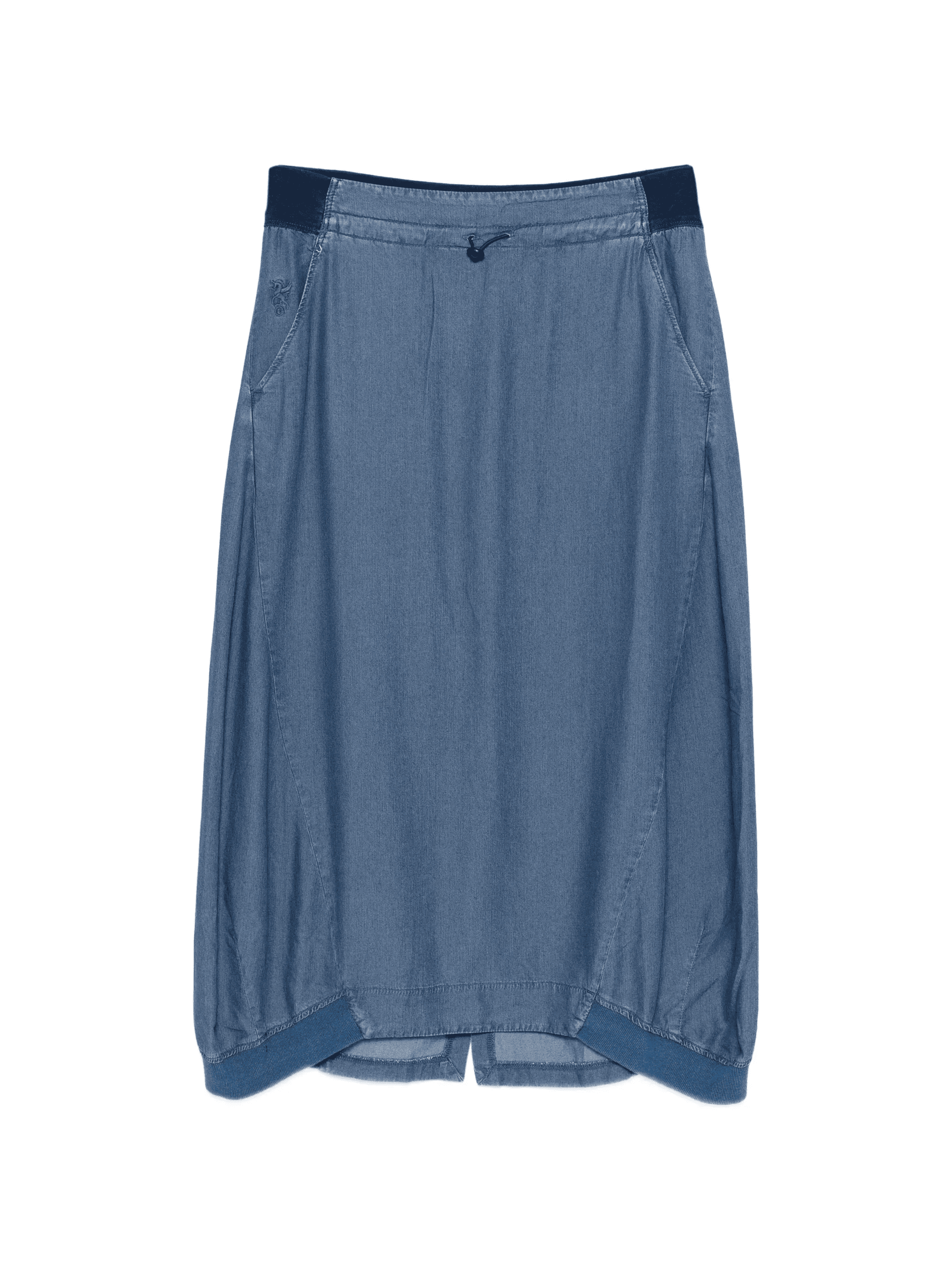 side-pocket midi skirt - Image 1