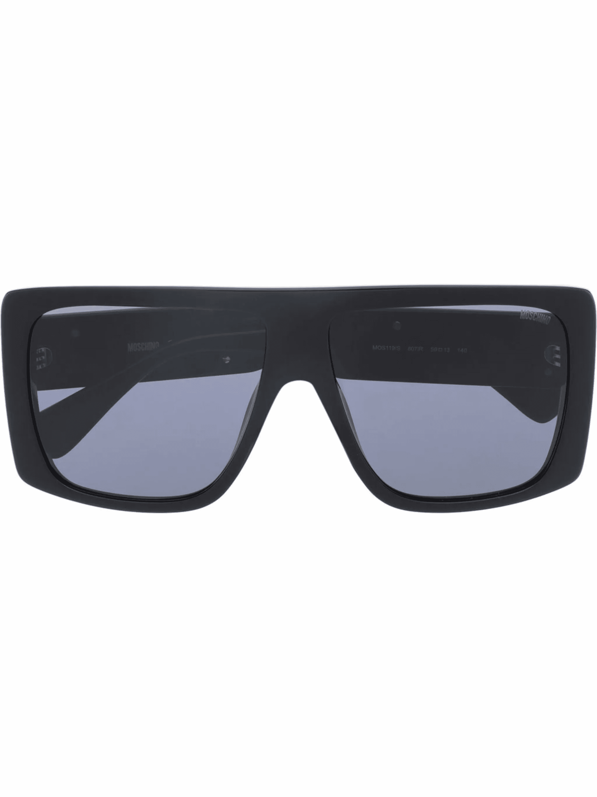 square-frame logo sunglasses - Image 1