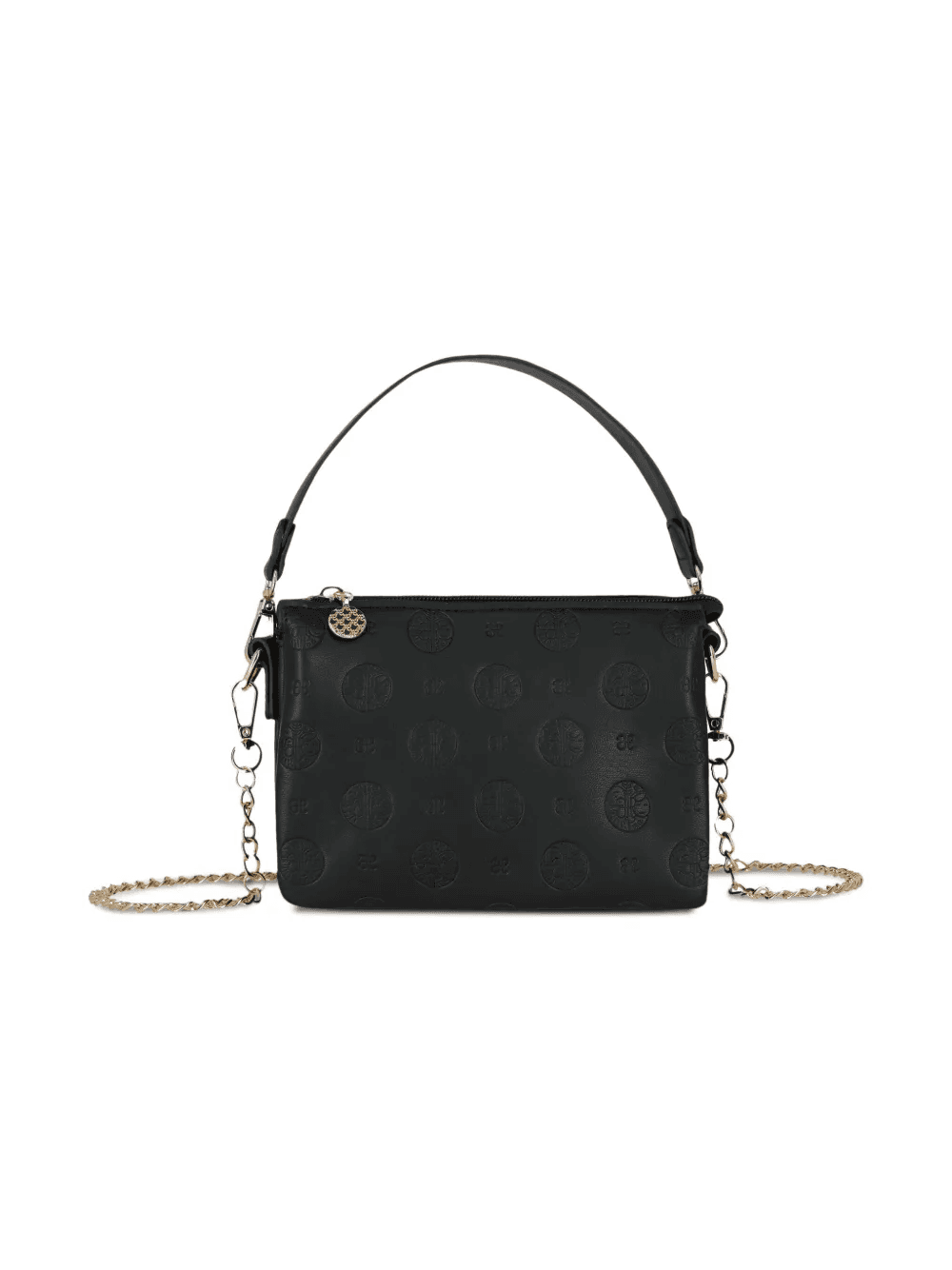 logo-embossed shoulder bag - Image 1