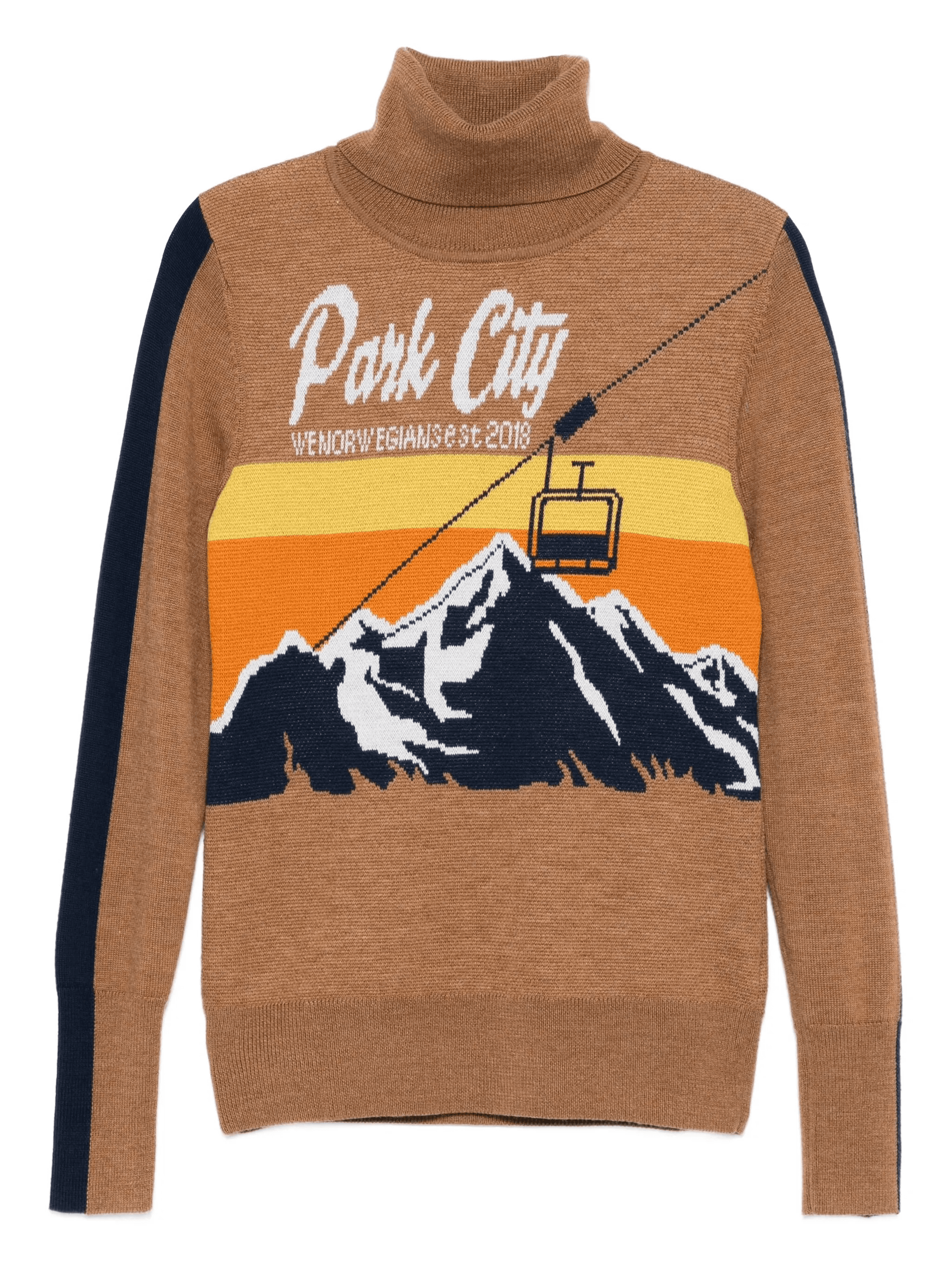 mountain-print sweater - Image 1