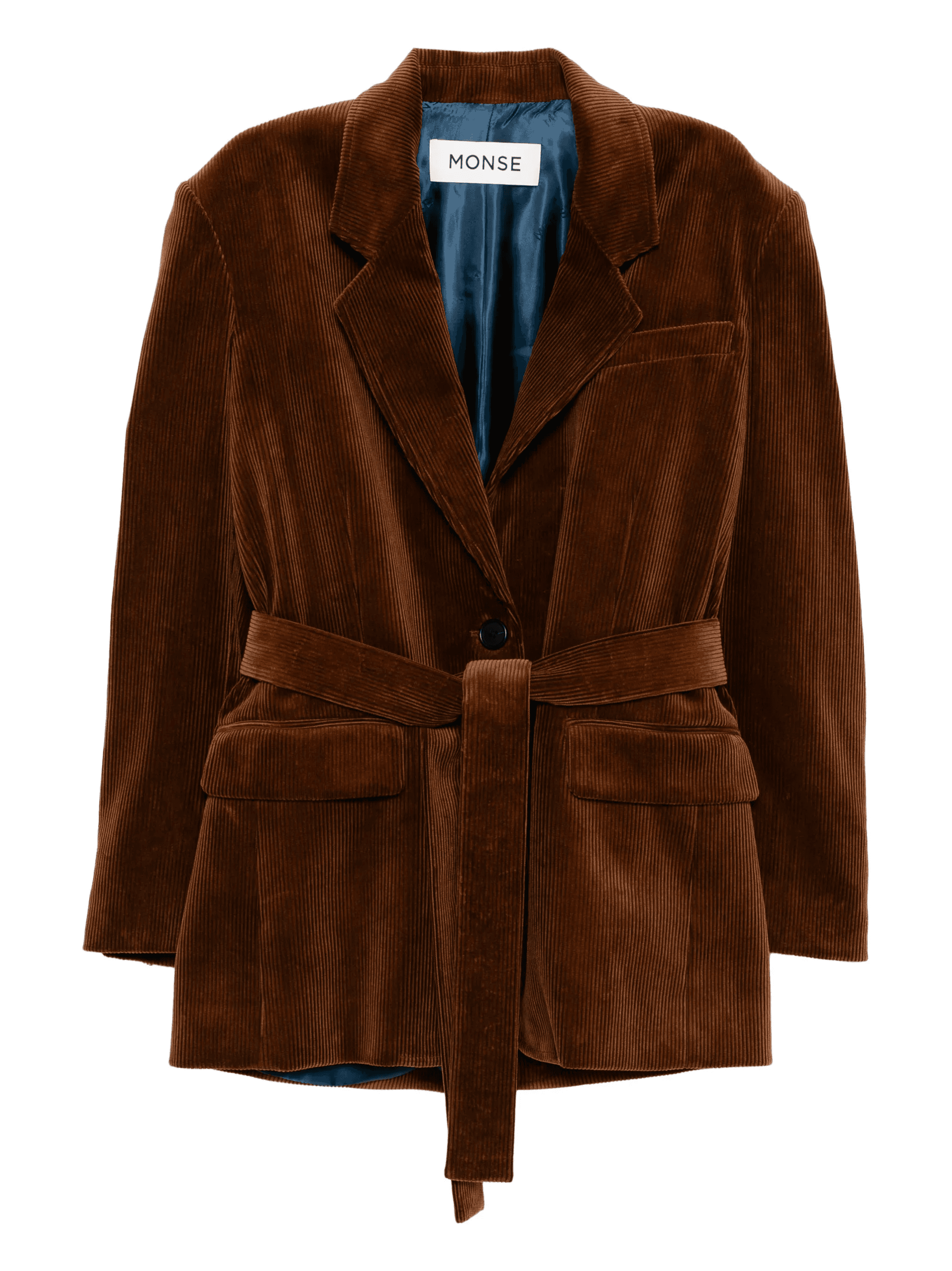 deconstructed-lapel blazer - Image 1