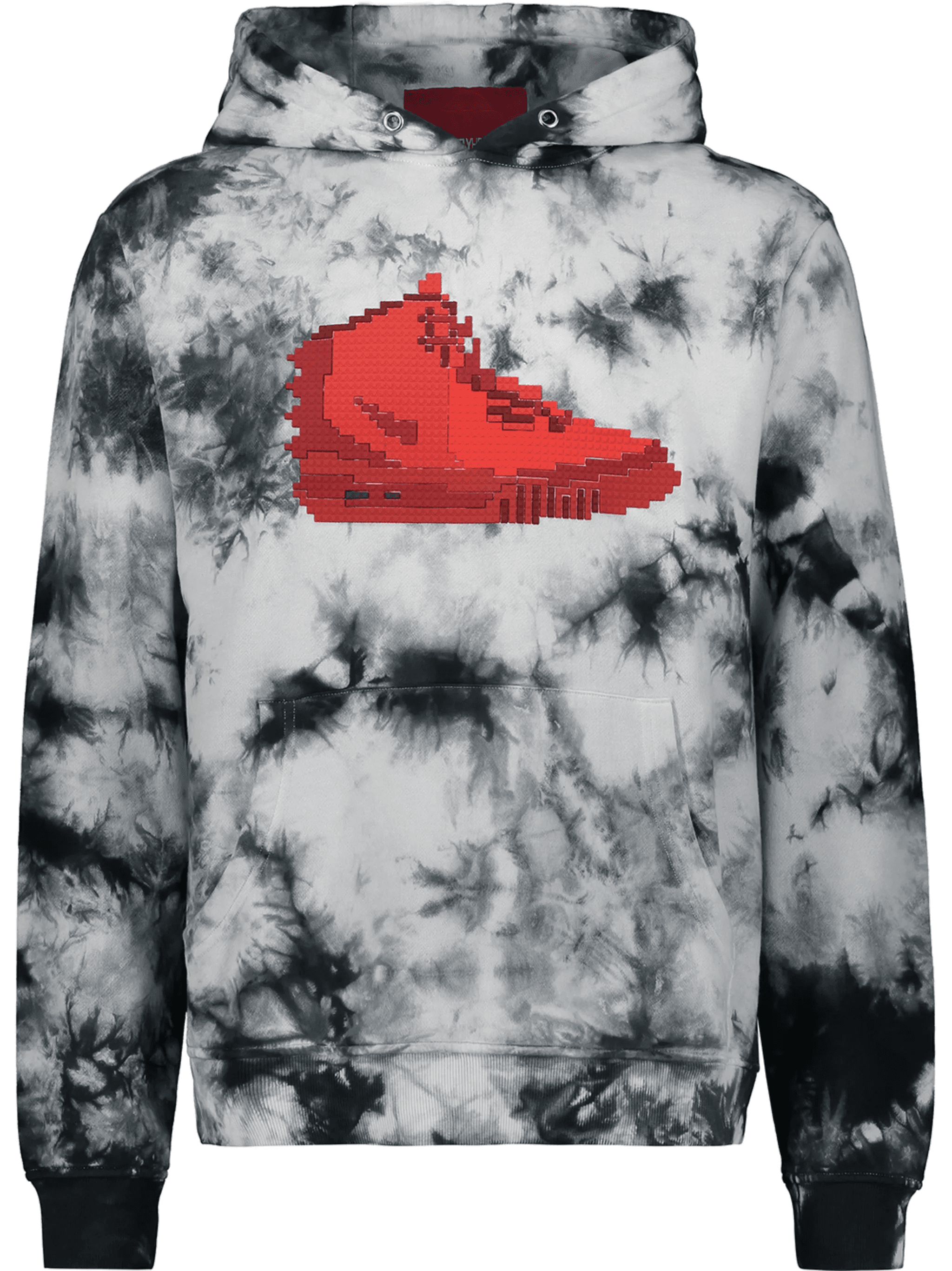 sneaker tie-dye hoodie - Image 1