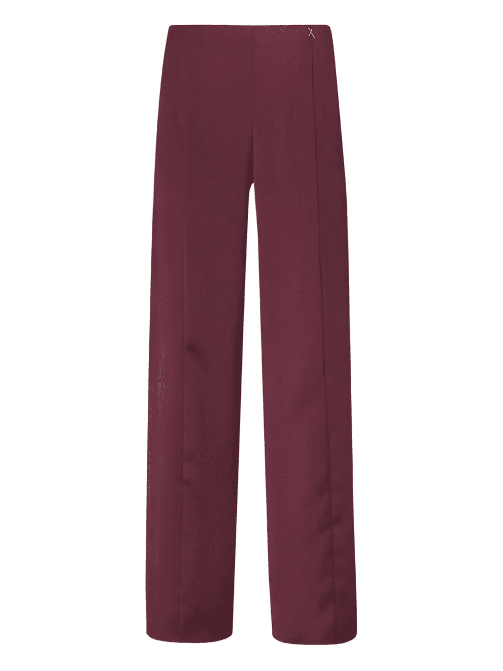 satin straight trousers - Image 1