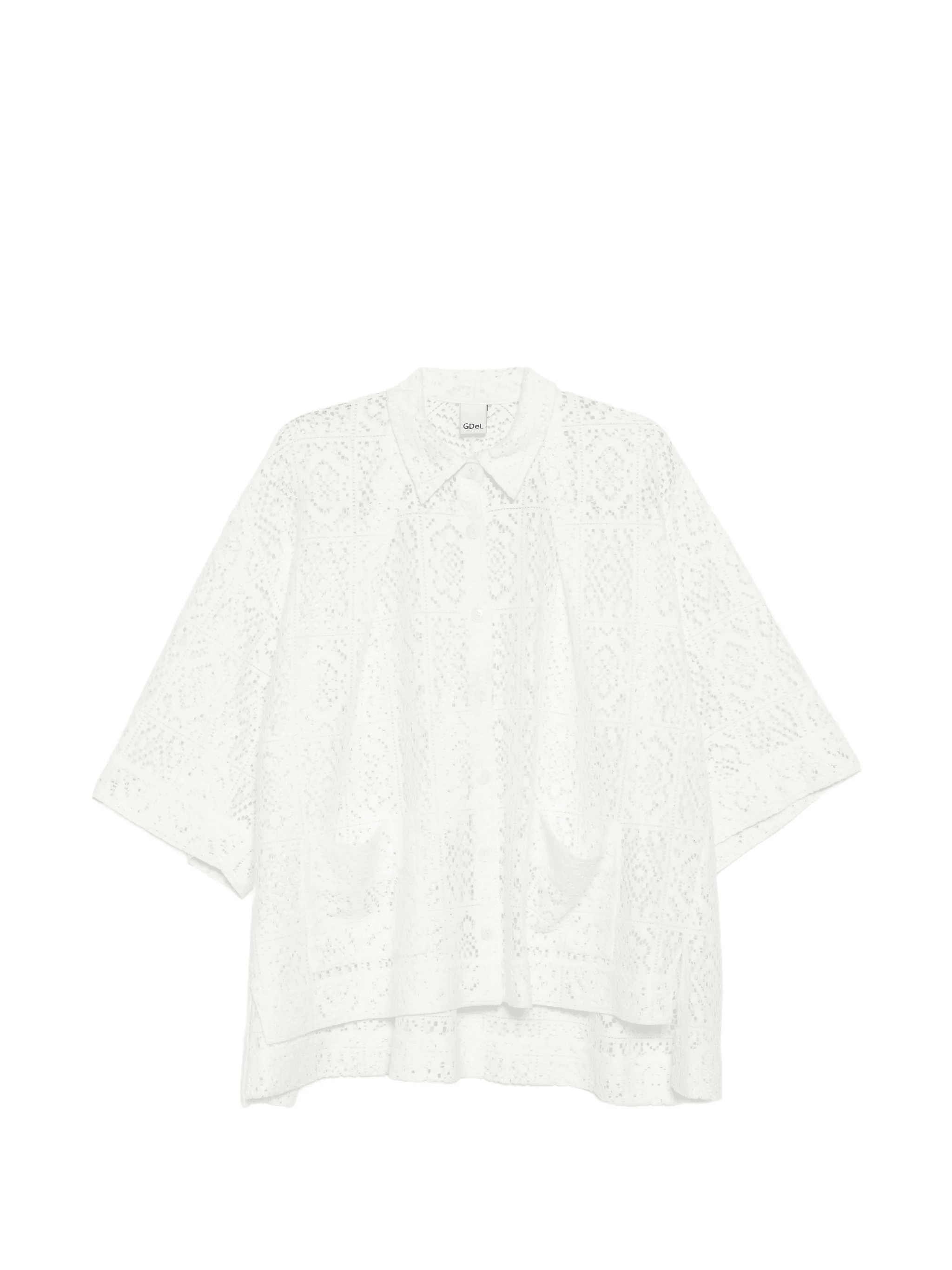 square-lace shirt - Image 1