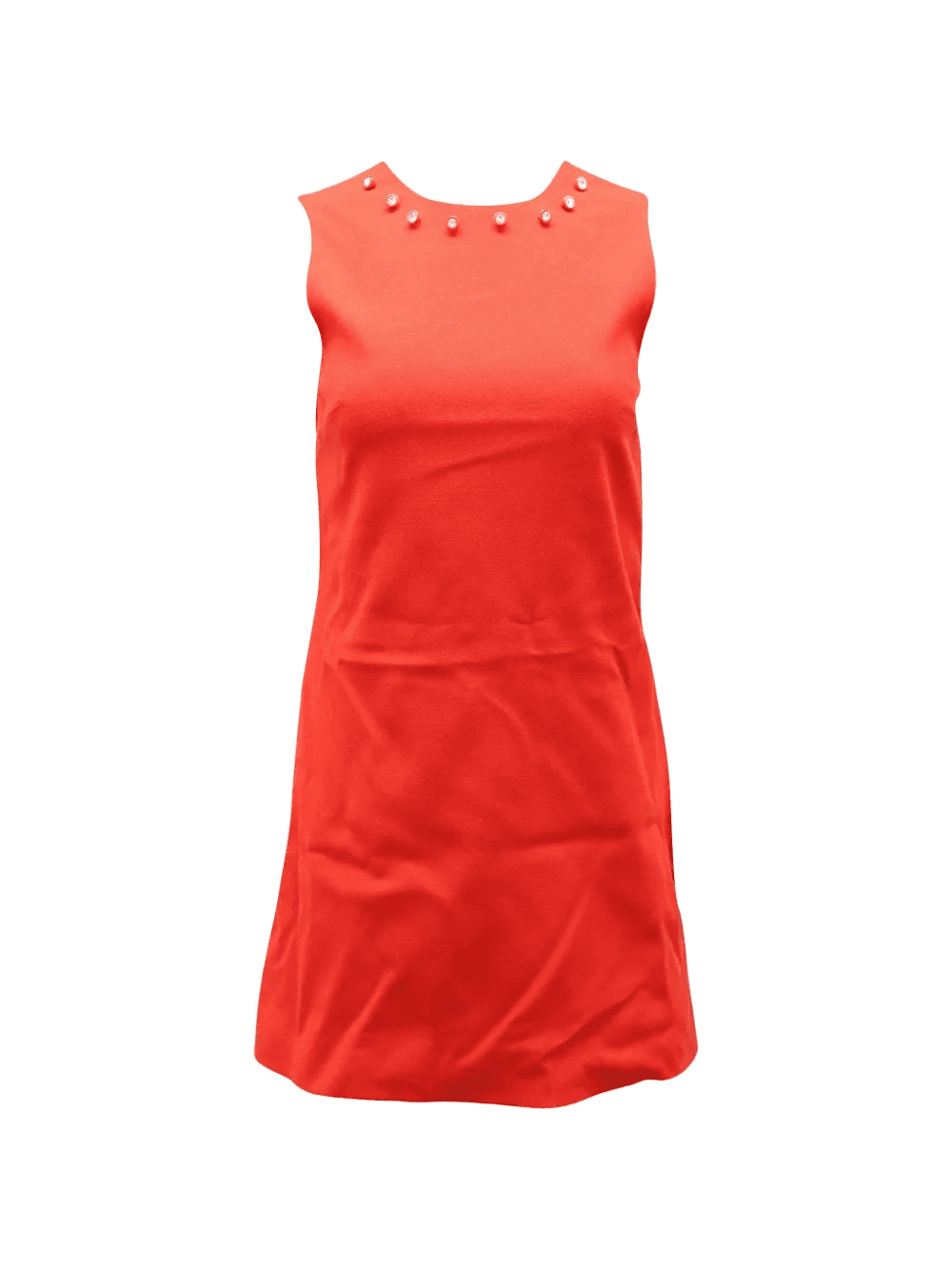 crystal-embellished mini dress - Image 1