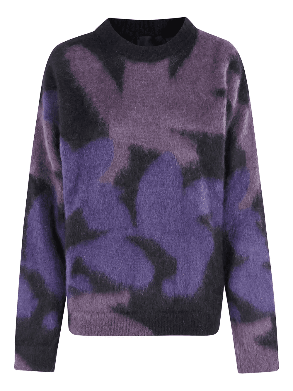 patterned crew-neck sweater - Image 1