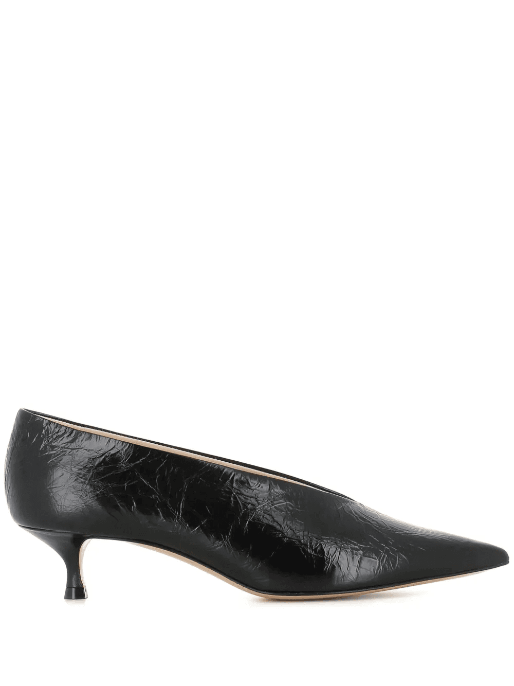 40mm Babouche leather pumps - Image 1