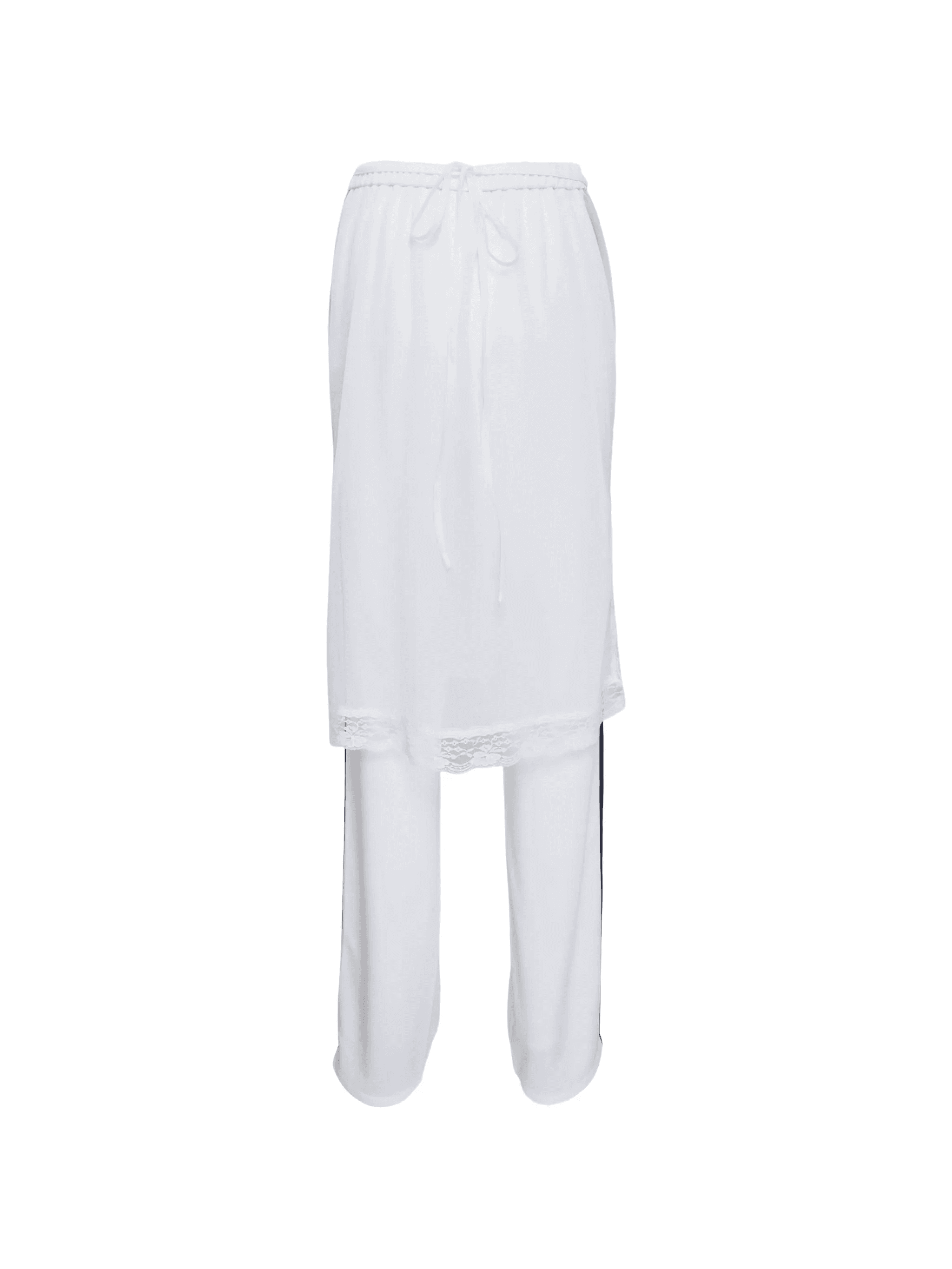lace-trim trousers - Image 1