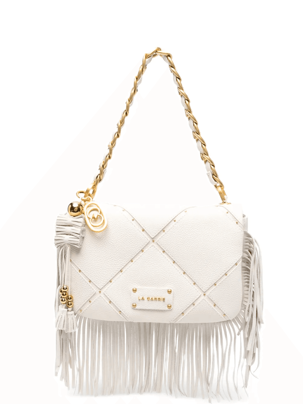 medium Isabel fringed leather shoulder bag - Image 1