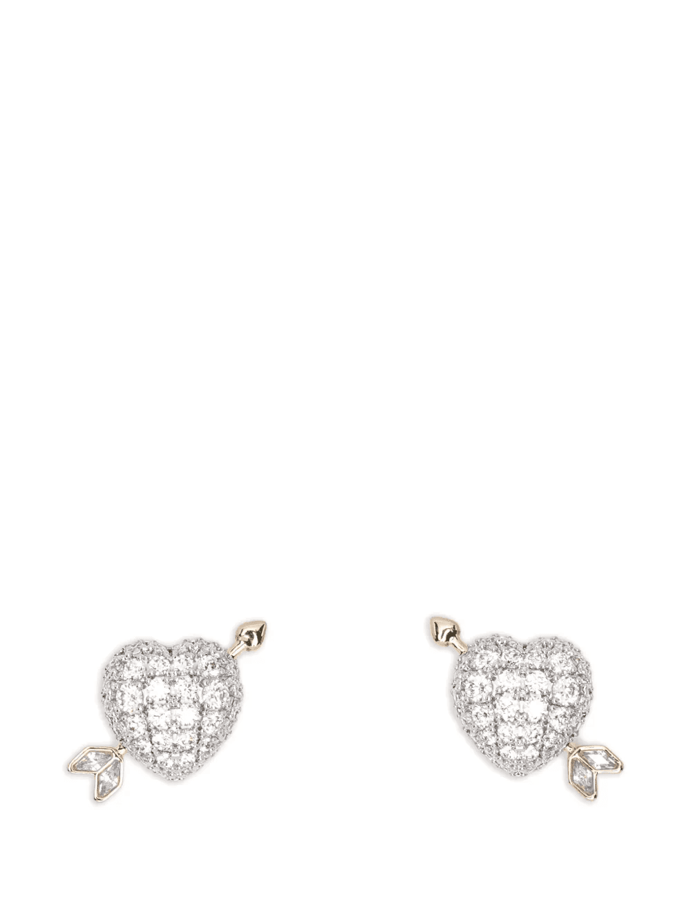 heart-shape earrings - Image 1