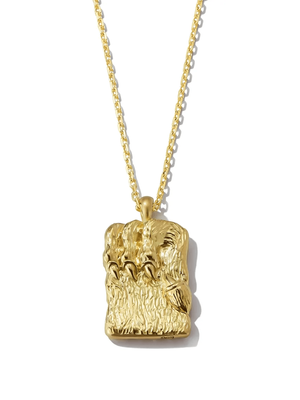 18K yellow gold Leo-zodiac necklace - Image 1