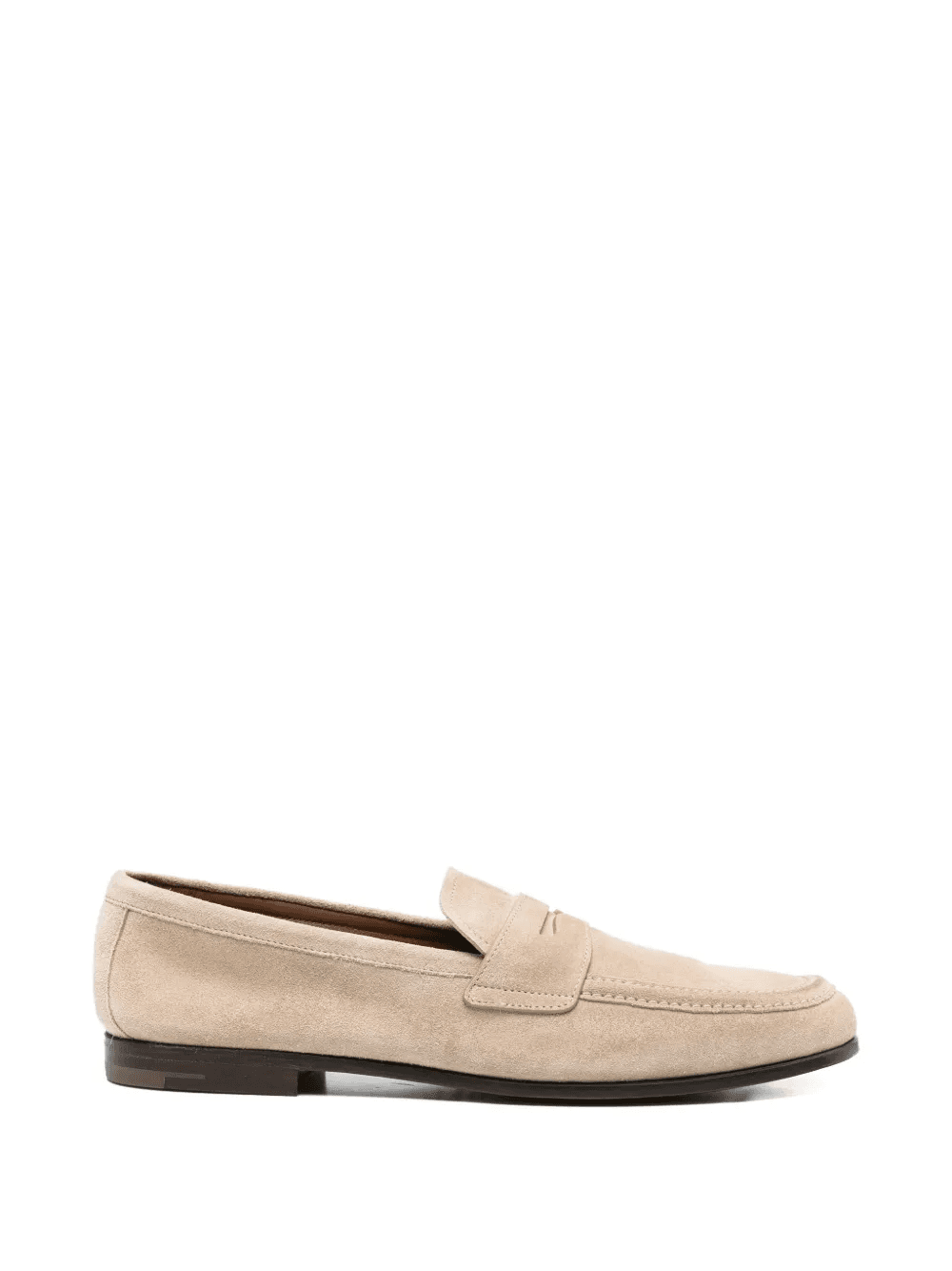 suede panelled loafers - Image 1