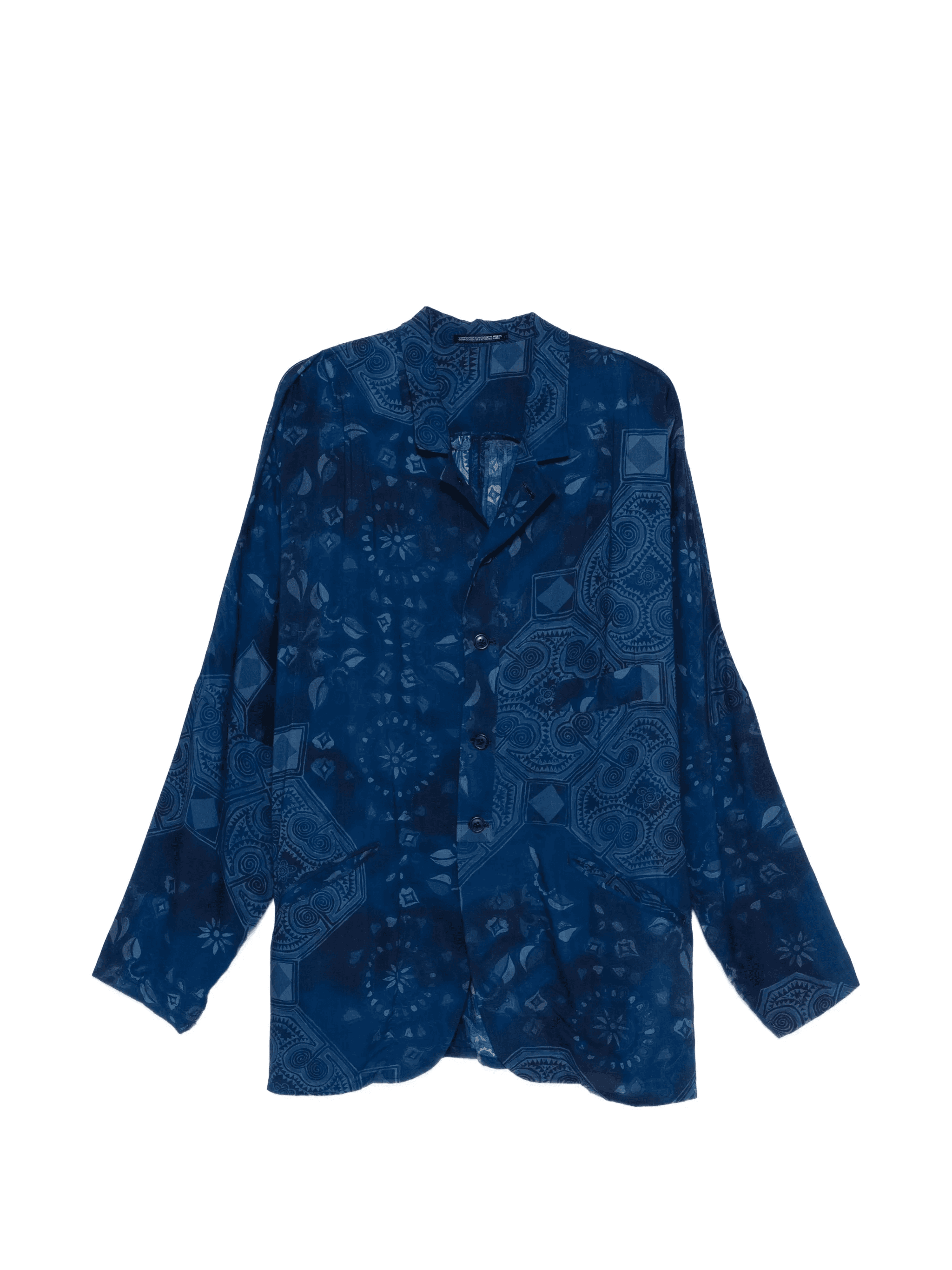 printed button-up jacket - Image 1