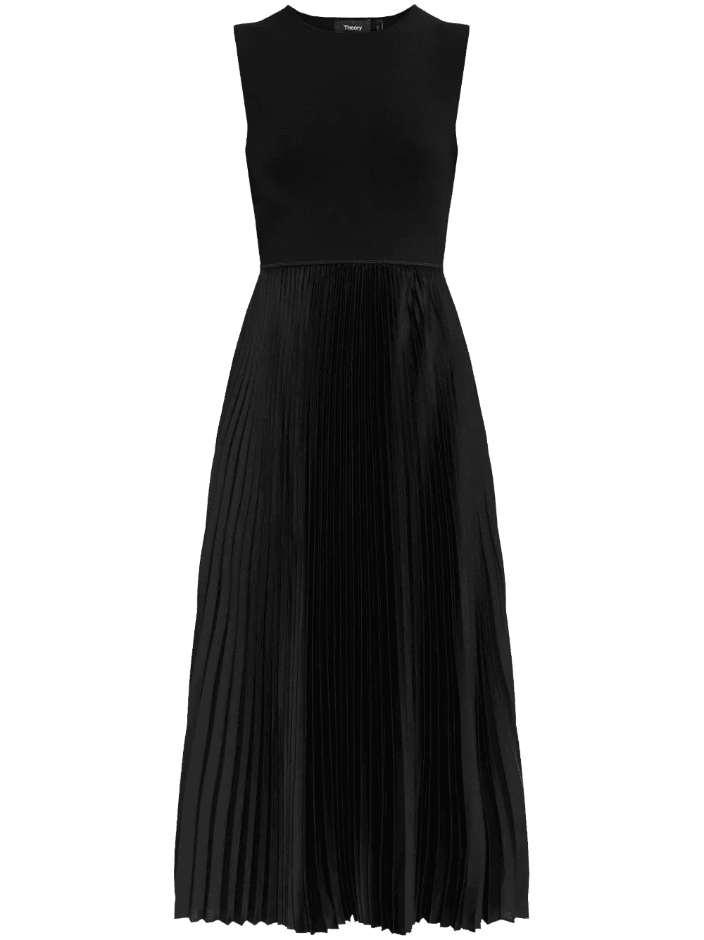 pleated satin dress - Image 1