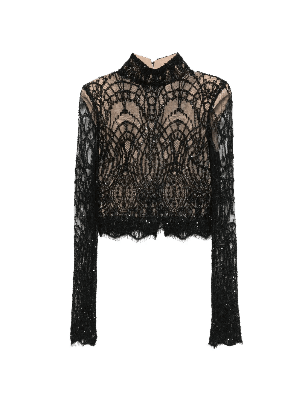 lace sequin blouse - Image 1