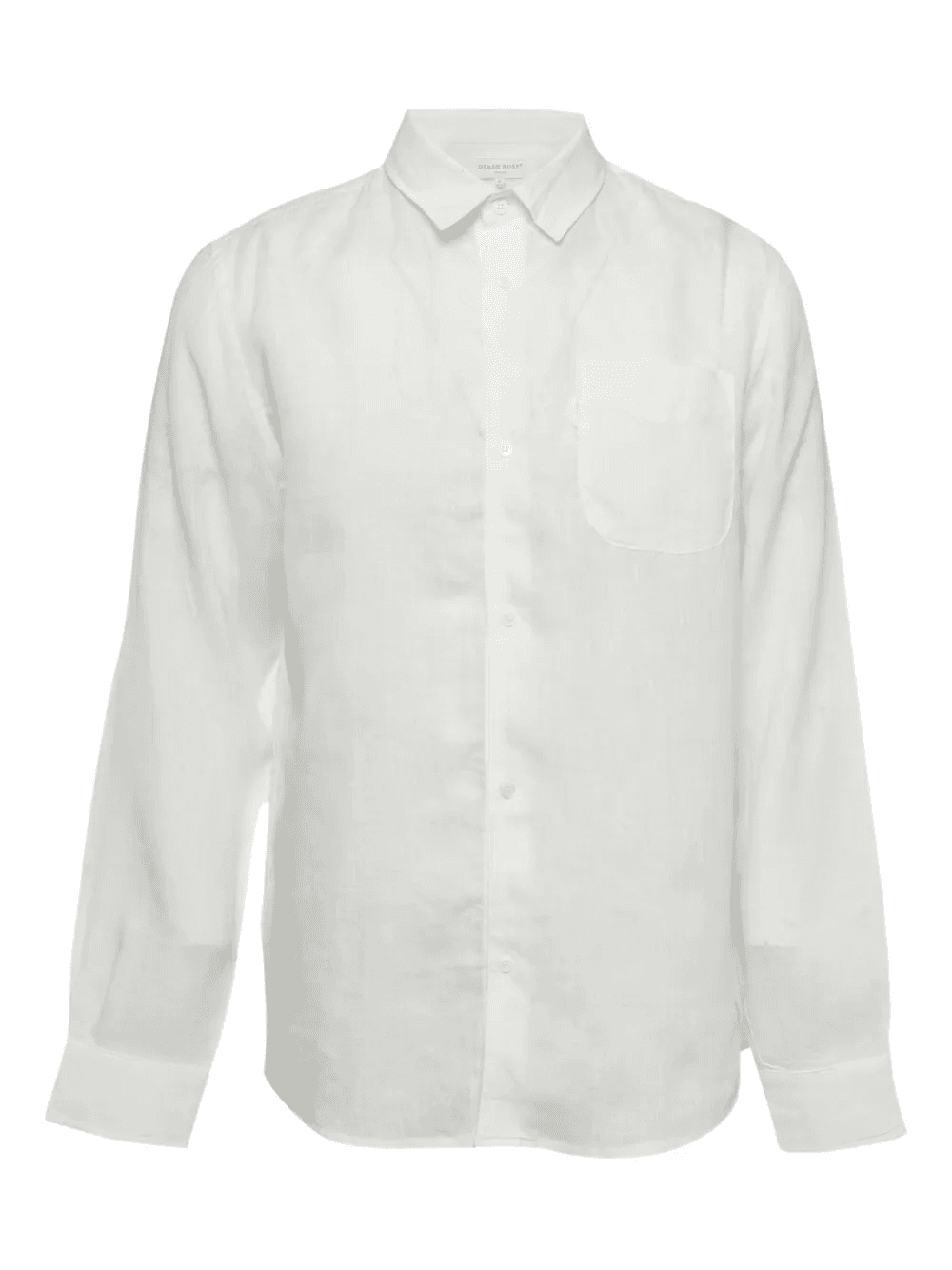 linen button-front shirt - Image 1