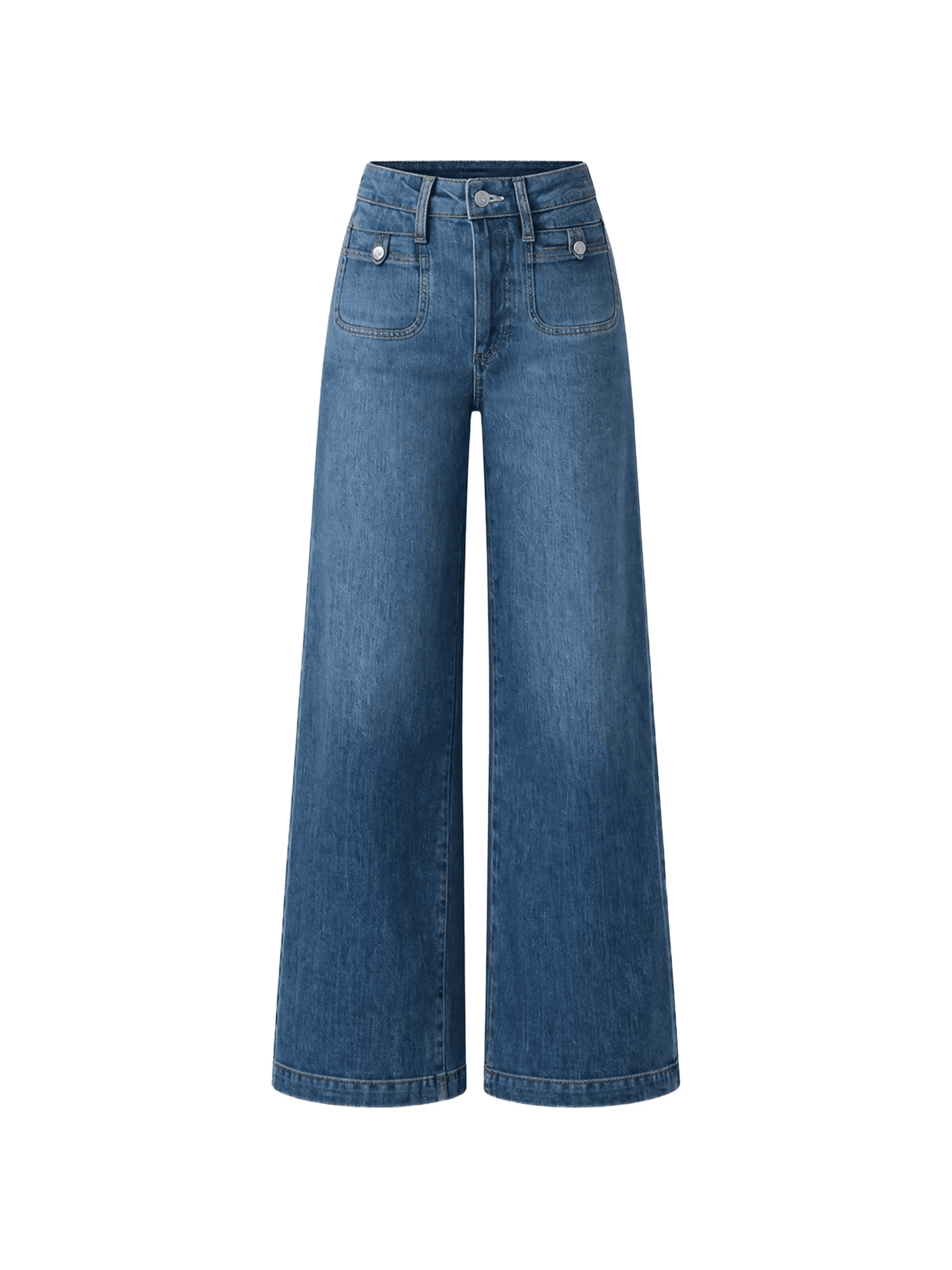 Anessa patch-pocket jeans - Image 1