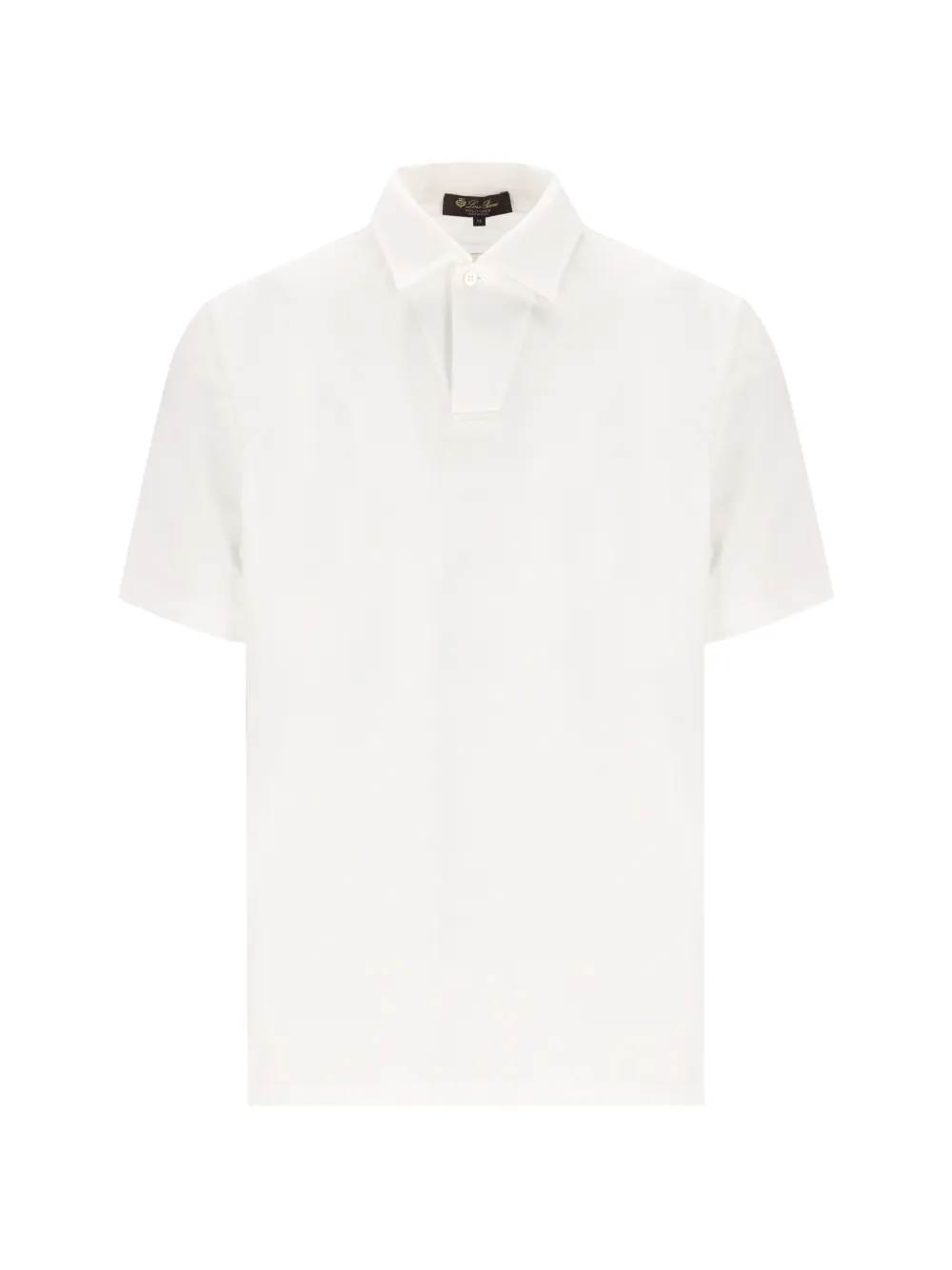 short-sleeve cotton polo shirt - Image 1