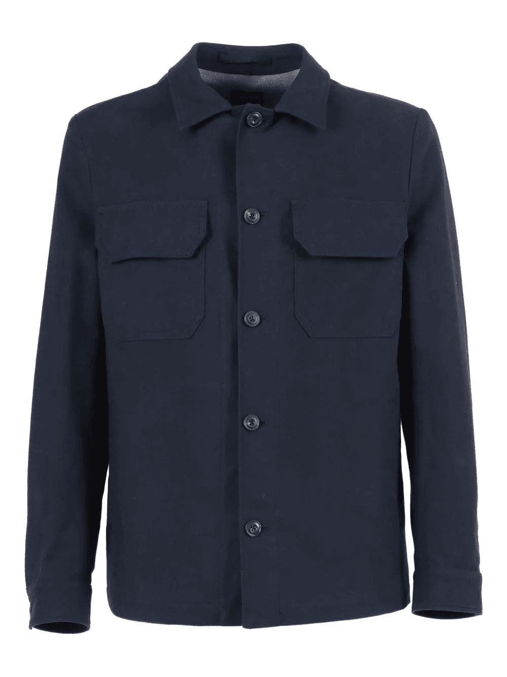flap-pocket shirt jacket - Image 1