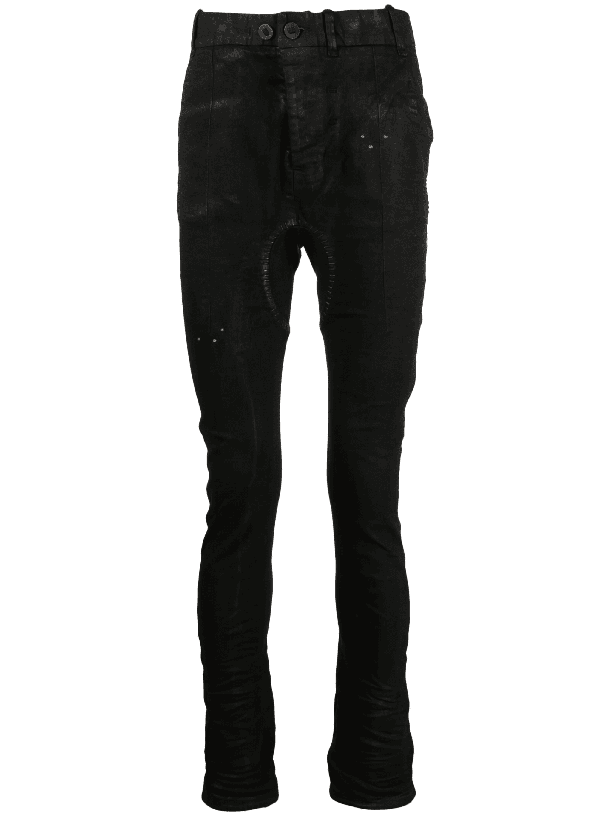 drop-crotch skinny jeans - Image 1
