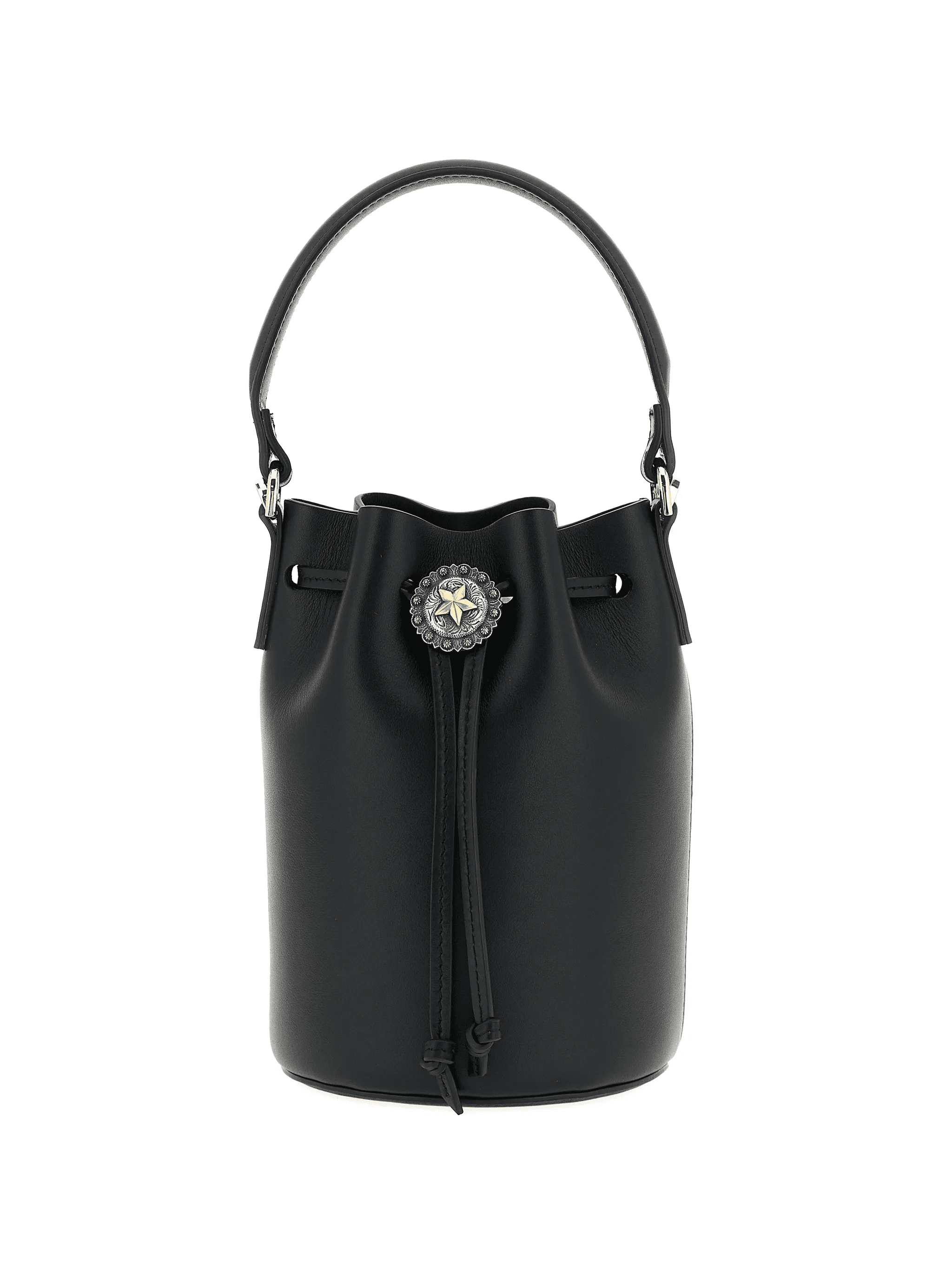 star detail drawstring bucket bag - Image 1