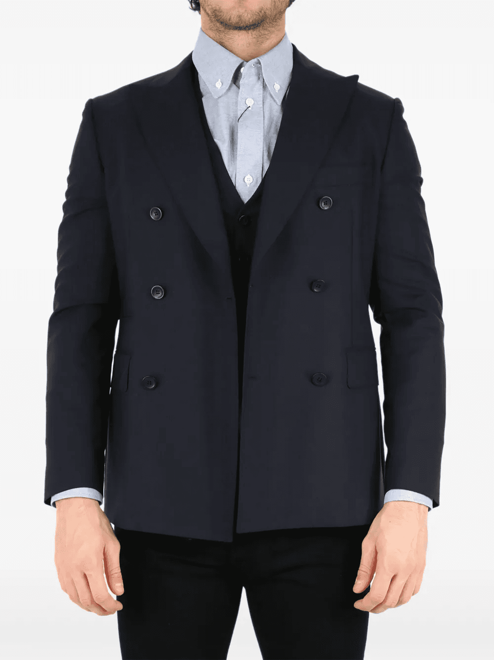 contrast-panel waistcoat - Image 1