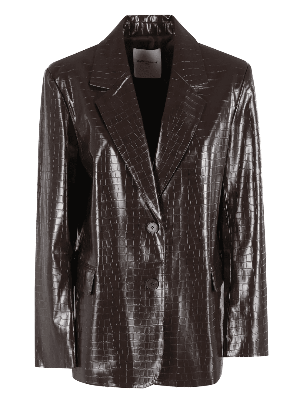 crocodile-effect blazer - Image 1