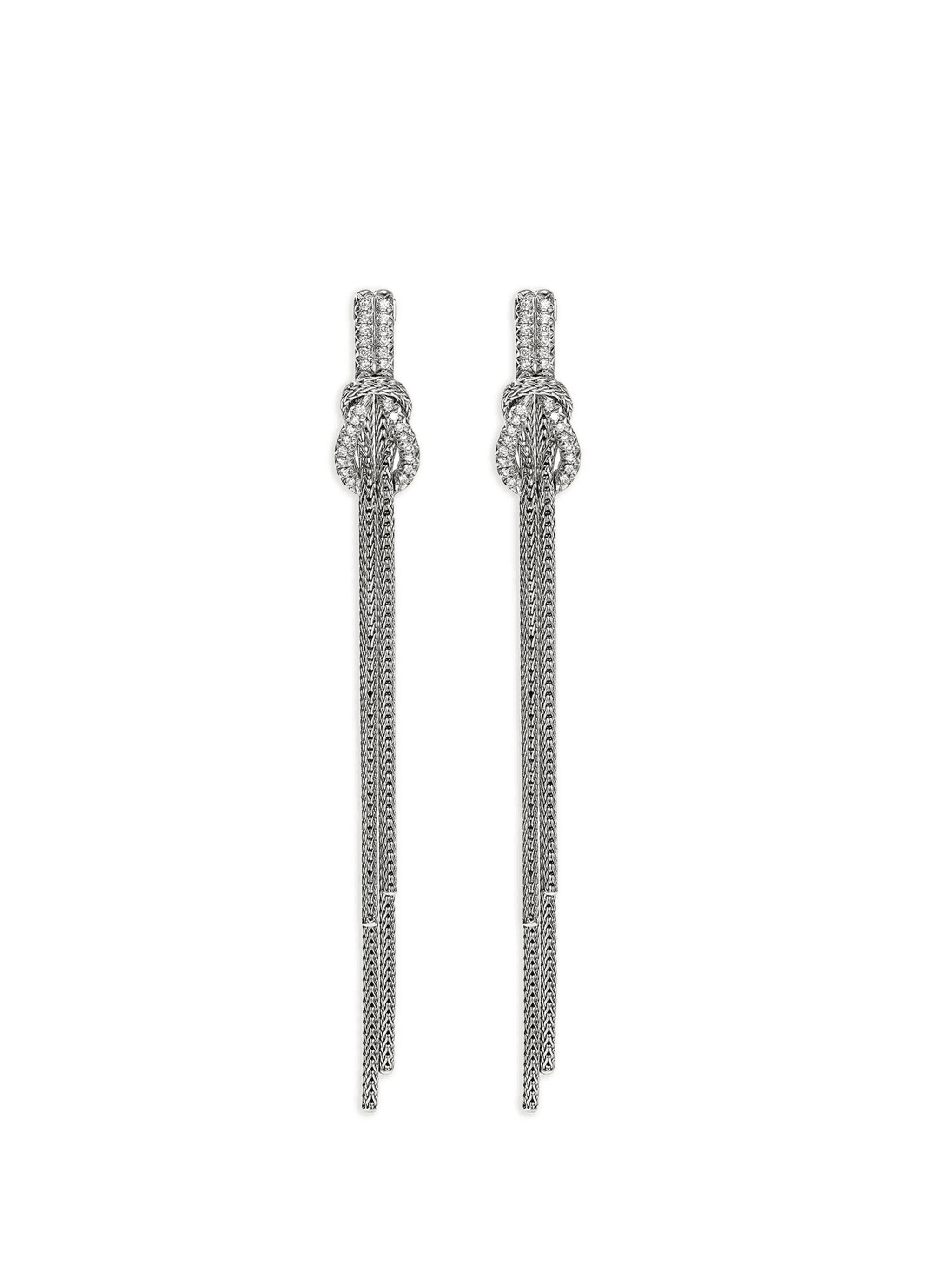 Love Knot diamond earrings - Image 1