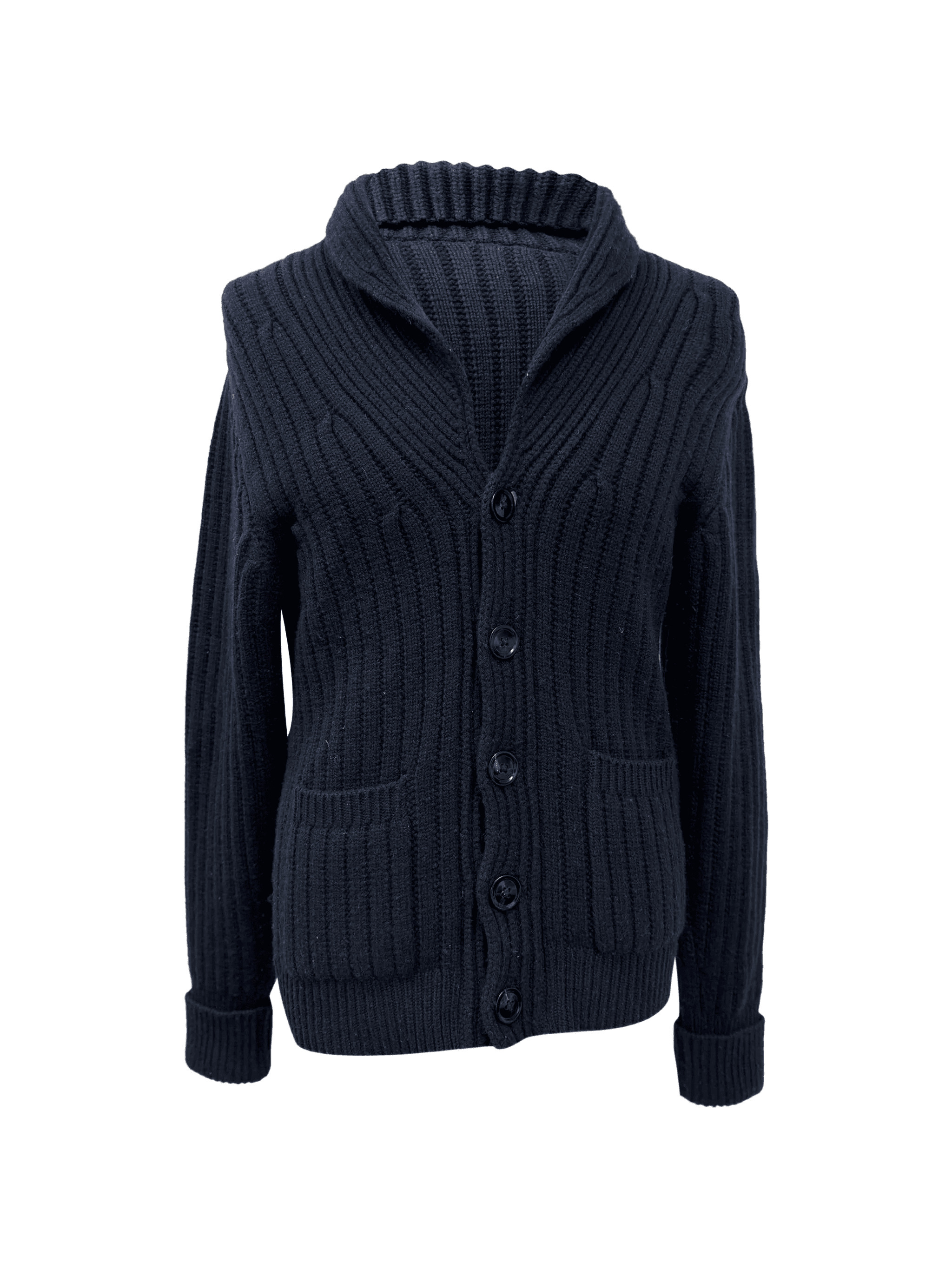 shawl-collar cardigan - Image 1