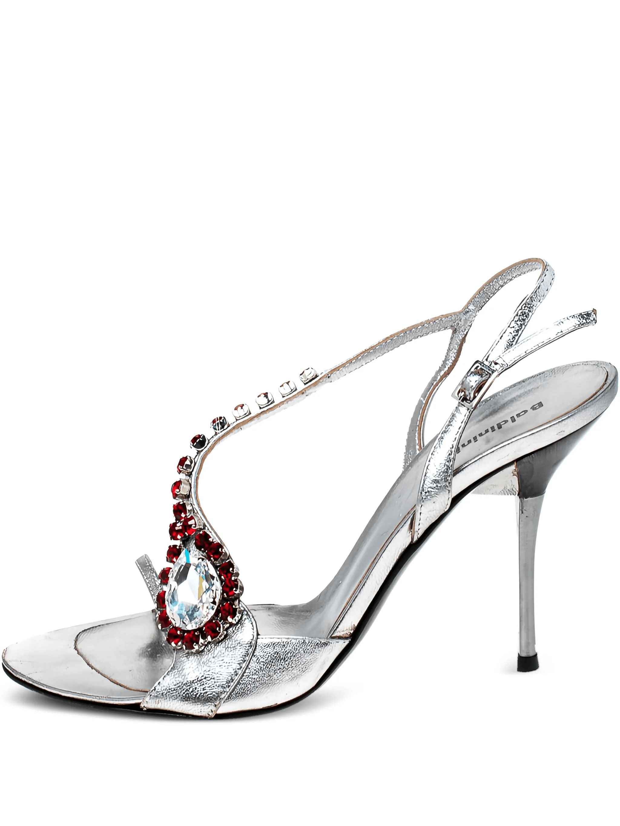 95mm embellished slingback sandals - Image 1