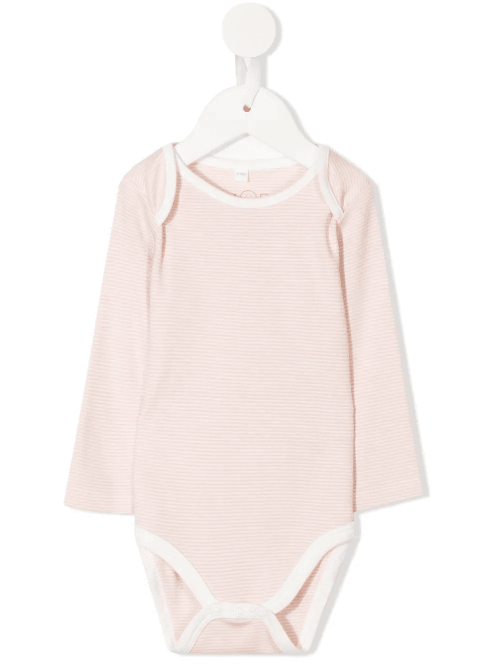 stripe-detail romper - Image 1