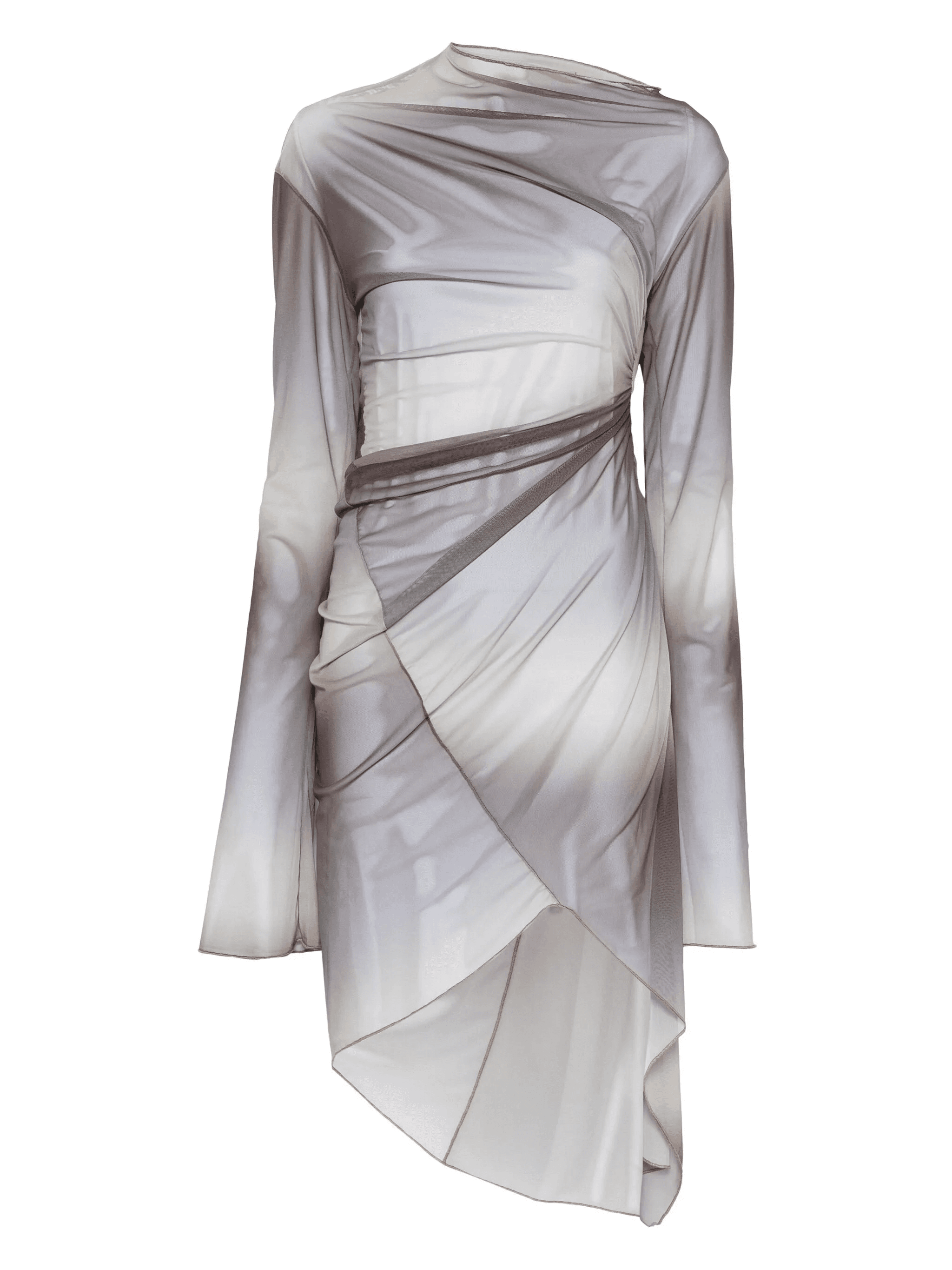 draped twisted mini dress - Image 1