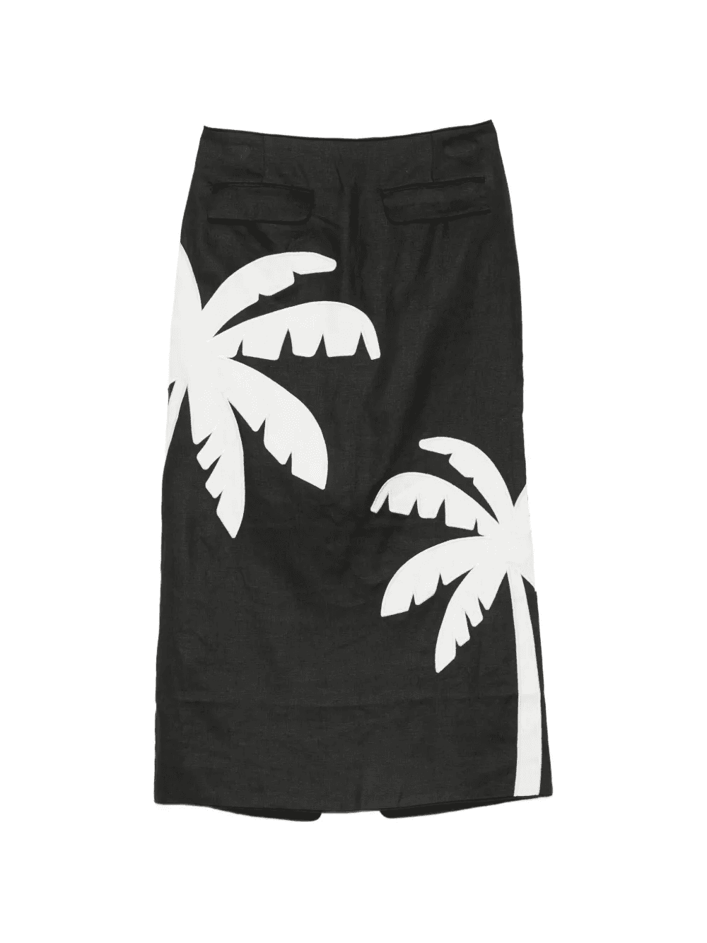 palm-tree-print maxi skirt - Image 1