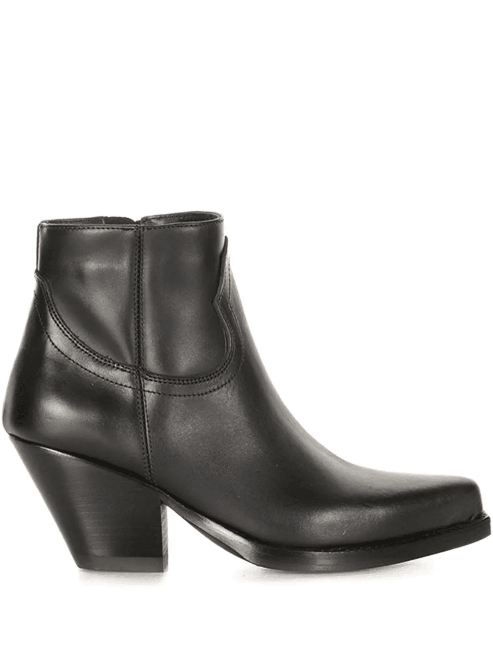 leather pointed cowboy boots - Image 1